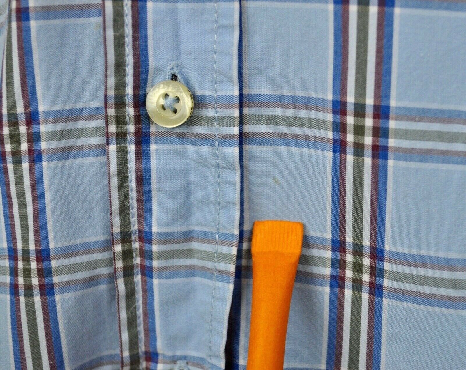 Designer GAASTRA Shirt Cotton Casual Checked Plaid Collar Size US XL / EU 56 / 4 - 5 Thumbnail