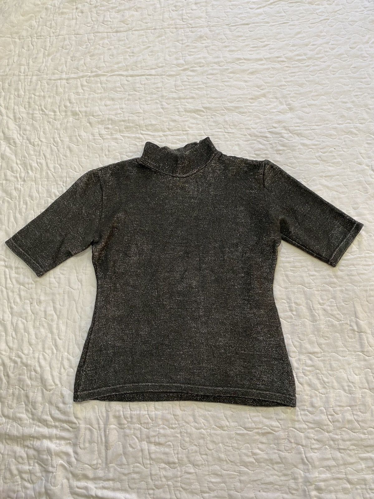 Katharine Hamnett London vintage black glitter top Size M / US 6-8 / IT 42-44 - 1 Thumbnail