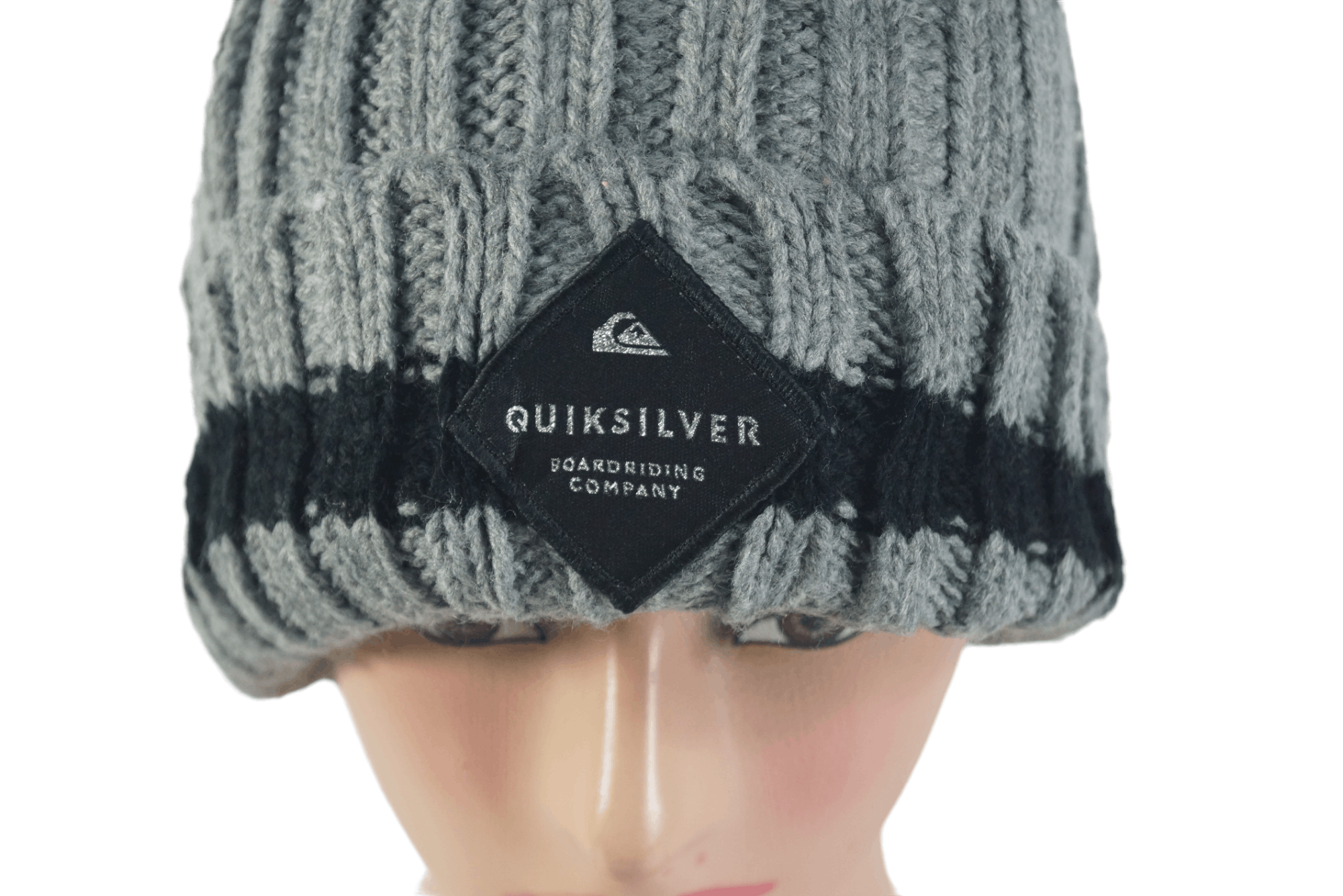 Rare!! Vintage Beanie Hat Quiksilver Small Logo