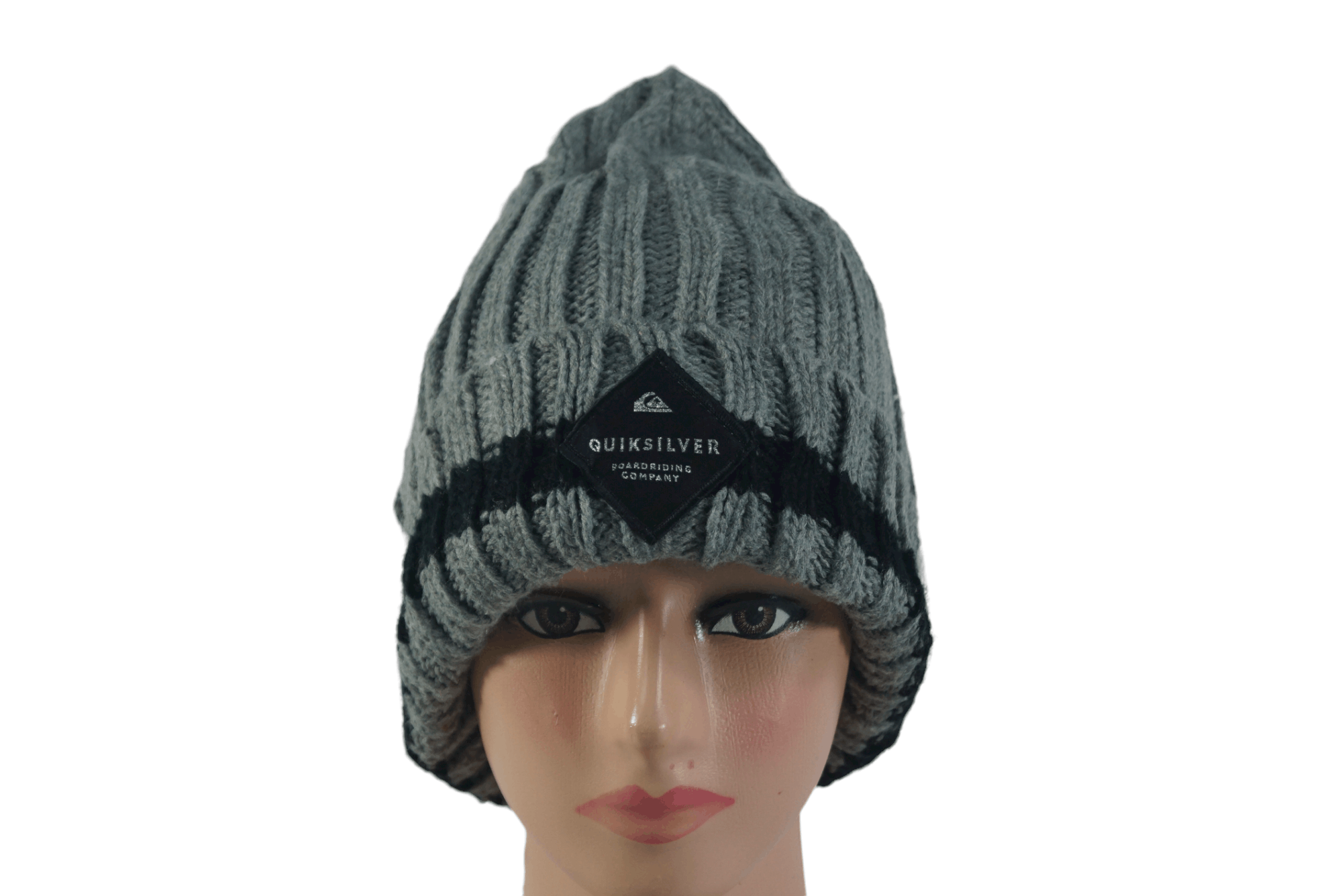 Rare!! Vintage Beanie Hat Quiksilver Small Logo