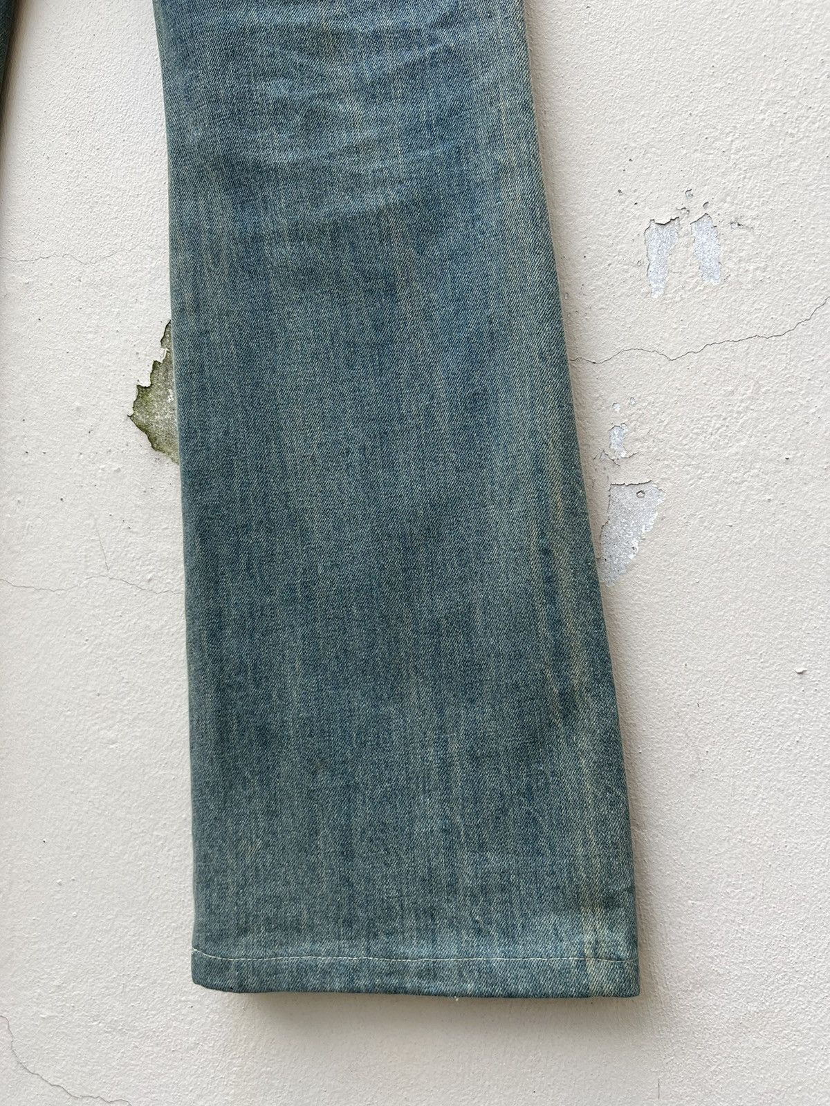 Morgan Homme Vintage Morgan Homme Japan Mud Denim Dirty Flare Jeans Size US 32 / EU 48 - 19 Thumbnail