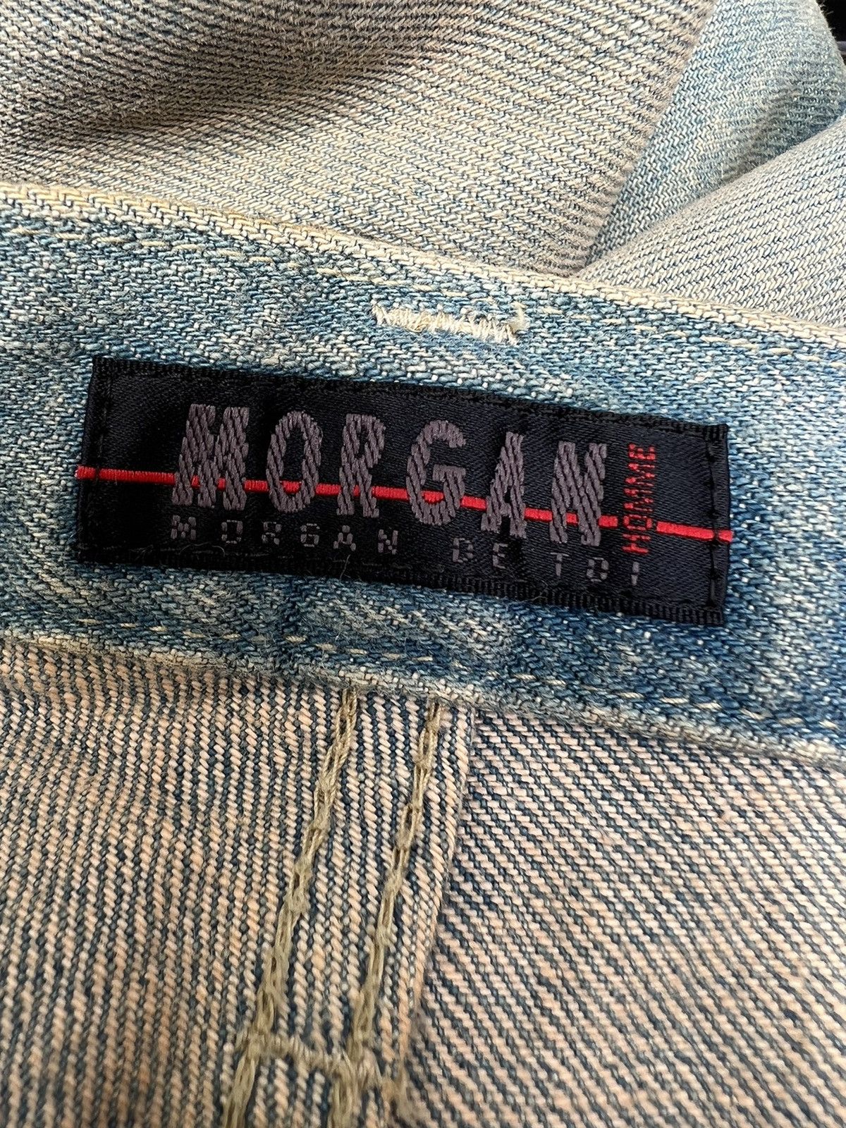 Morgan Homme Vintage Morgan Homme Japan Mud Denim Dirty Flare Jeans Size US 32 / EU 48 - 20 Thumbnail