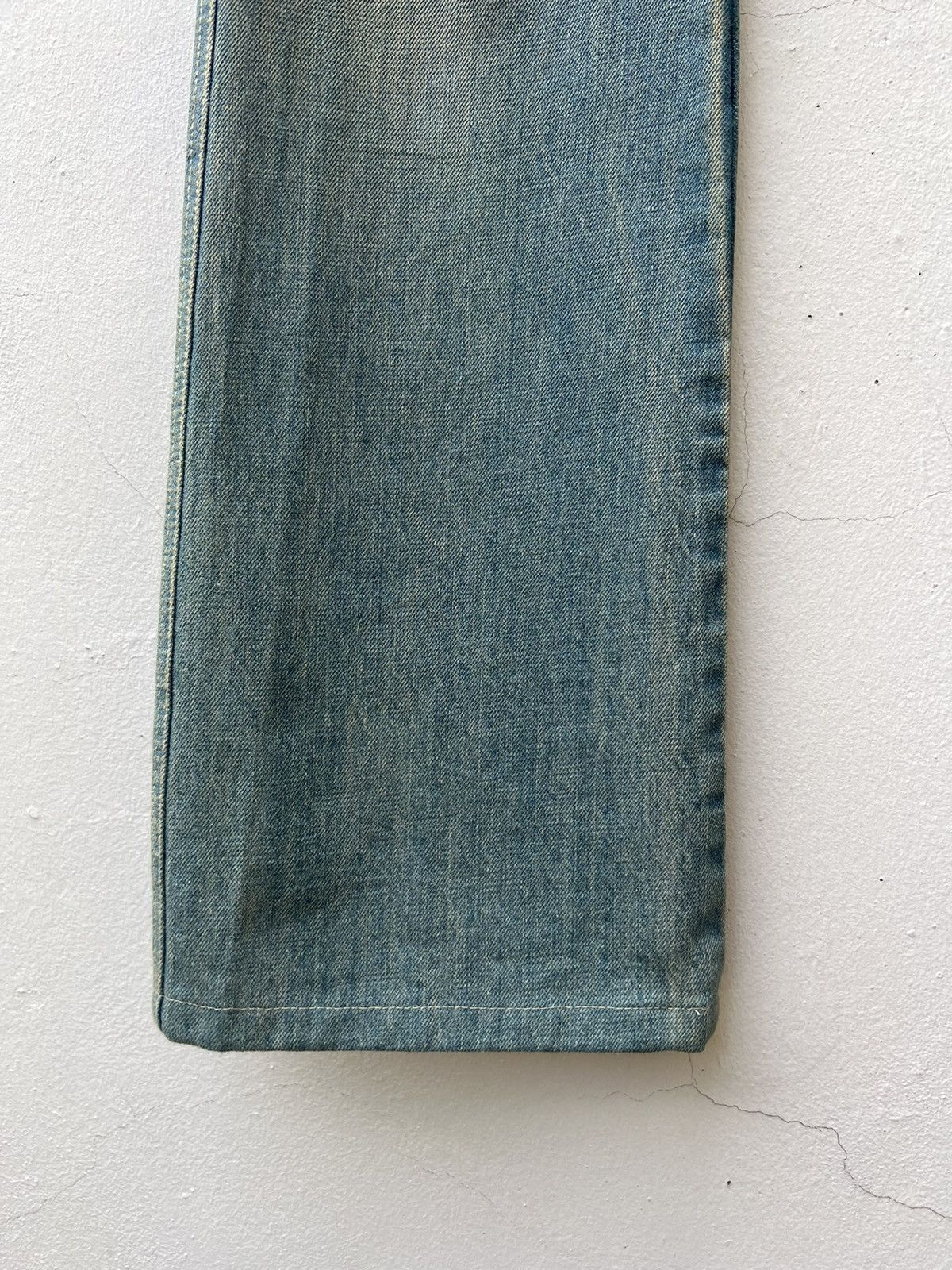 Morgan Homme Vintage Morgan Homme Japan Mud Denim Dirty Flare Jeans Size US 32 / EU 48 - 10 Thumbnail