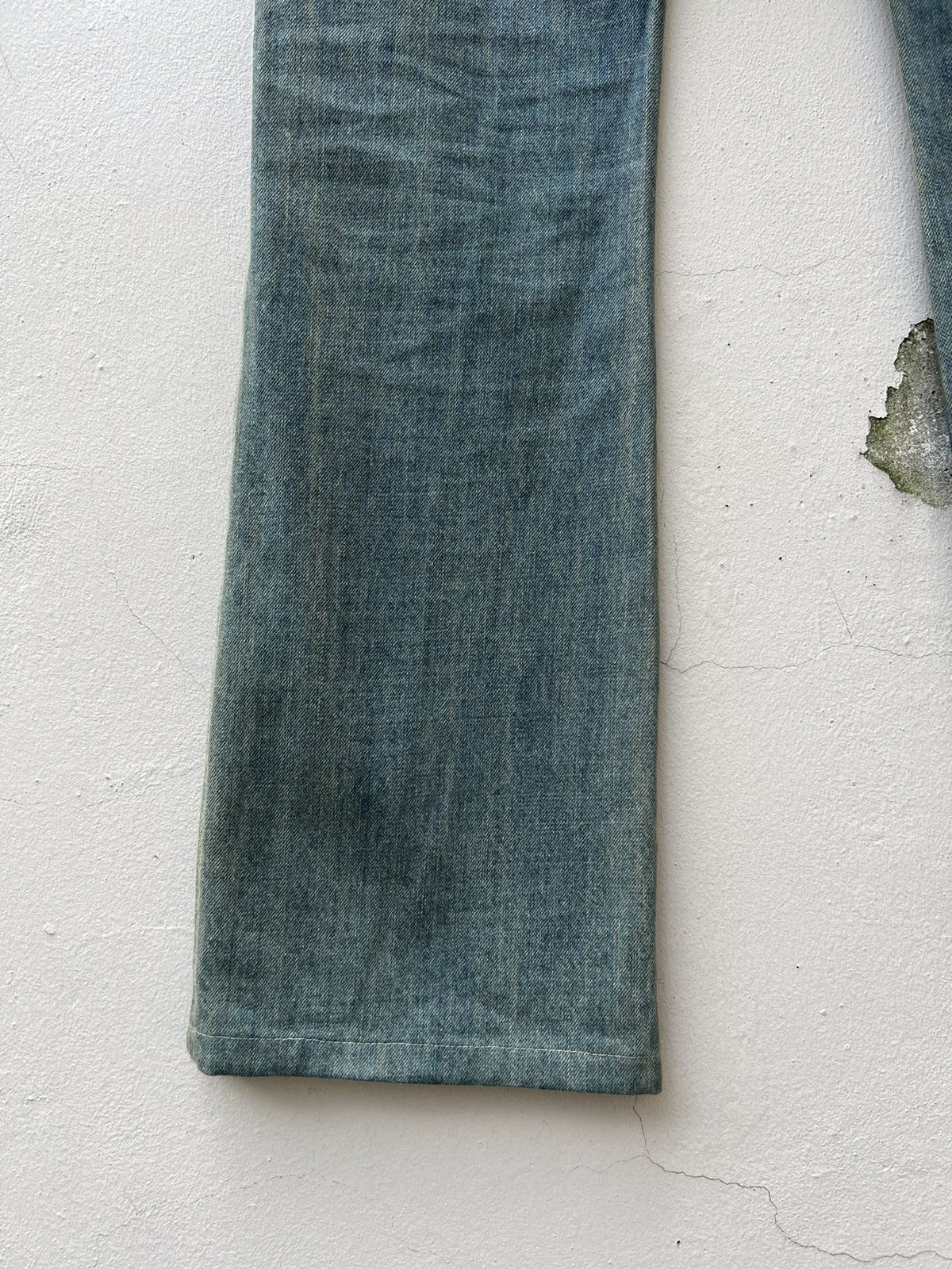Morgan Homme Vintage Morgan Homme Japan Mud Denim Dirty Flare Jeans Size US 32 / EU 48 - 16 Thumbnail
