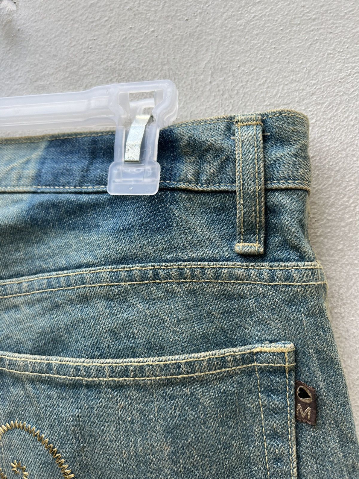 Morgan Homme Vintage Morgan Homme Japan Mud Denim Dirty Flare Jeans Size US 32 / EU 48 - 18 Thumbnail
