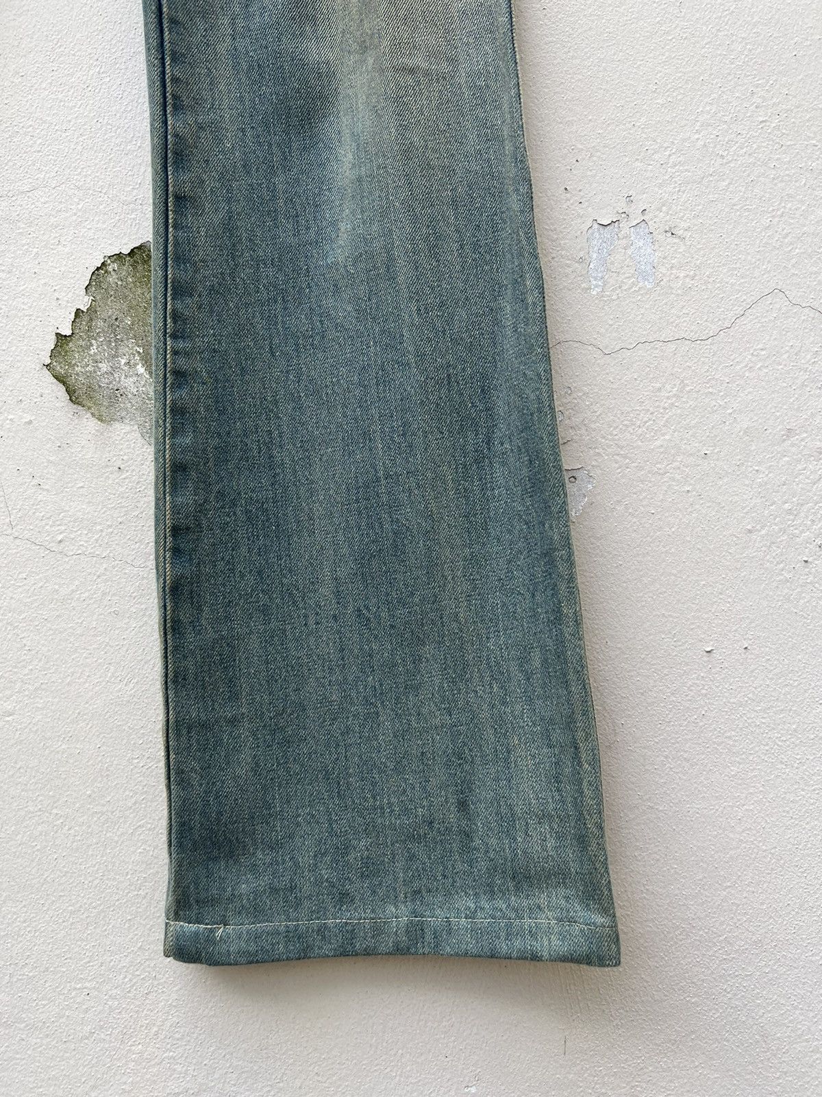 Morgan Homme Vintage Morgan Homme Japan Mud Denim Dirty Flare Jeans Size US 32 / EU 48 - 12 Thumbnail