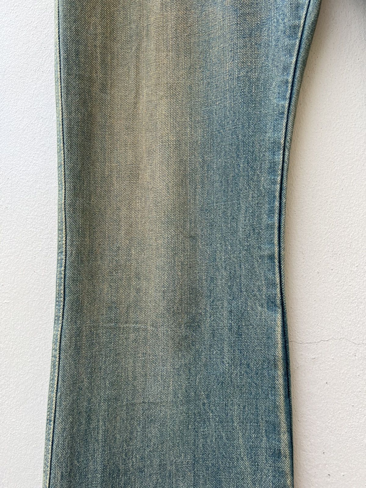 Morgan Homme Vintage Morgan Homme Japan Mud Denim Dirty Flare Jeans Size US 32 / EU 48 - 9 Thumbnail