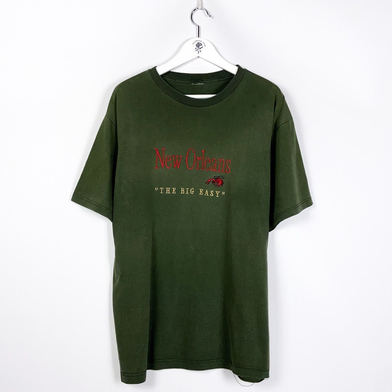 Vintage Vintage 90s New Orleans The Big Easy Sun Faded tee Omar Size US XL / EU 56 / 4 - 1 Thumbnail