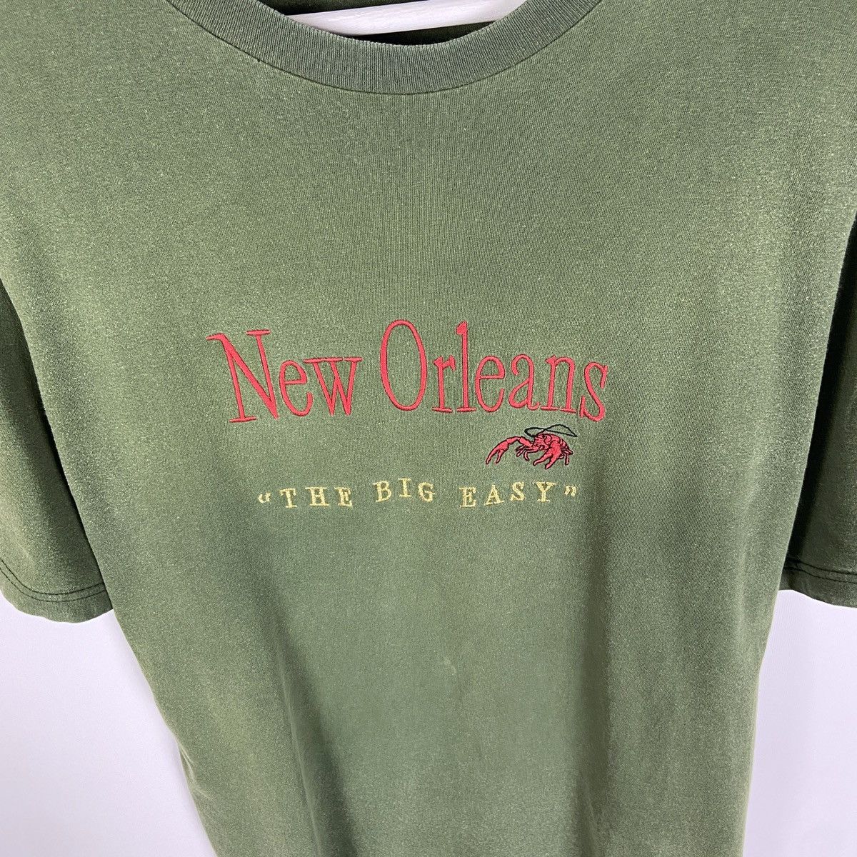 Vintage Vintage 90s New Orleans The Big Easy Sun Faded tee Omar Size US XL / EU 56 / 4 - 3 Thumbnail