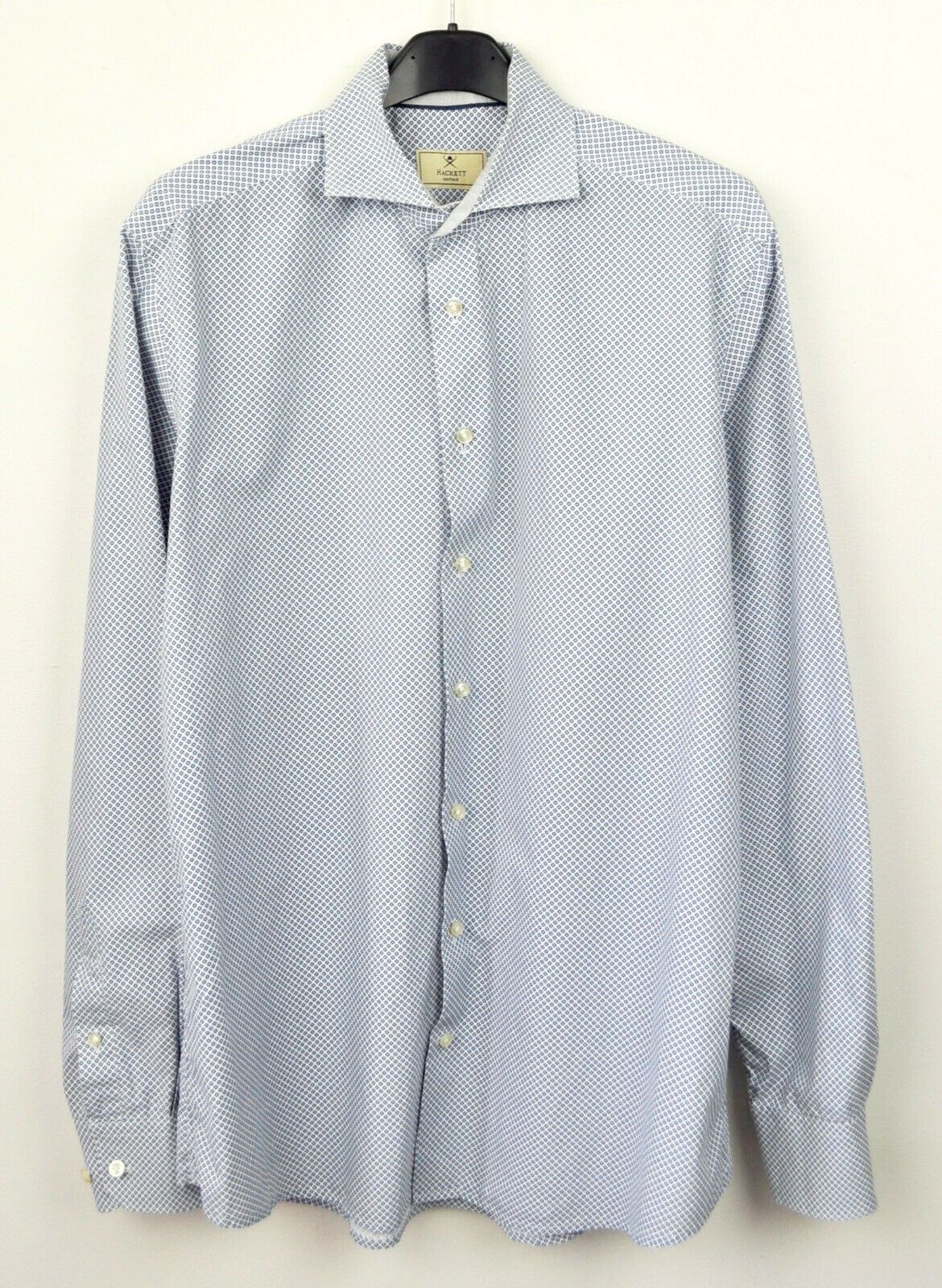 Hackett HACKETT Mayfair Formal Slim M Shirt Casual Oxford Button Size US M / EU 48-50 / 2 - 1 Thumbnail