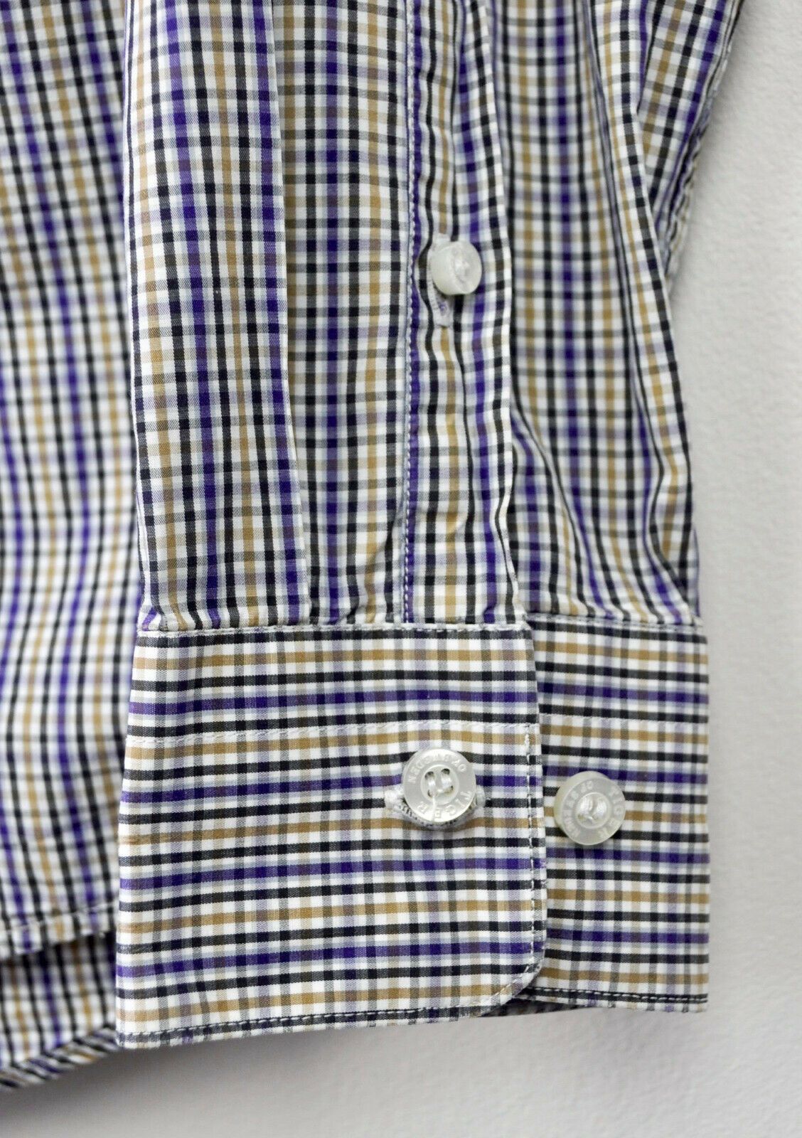 Tiger of Sweden TIGER OF SWEDEN Formal Men Cotton Shirt Button Top Size 38R - 2 Thumbnail