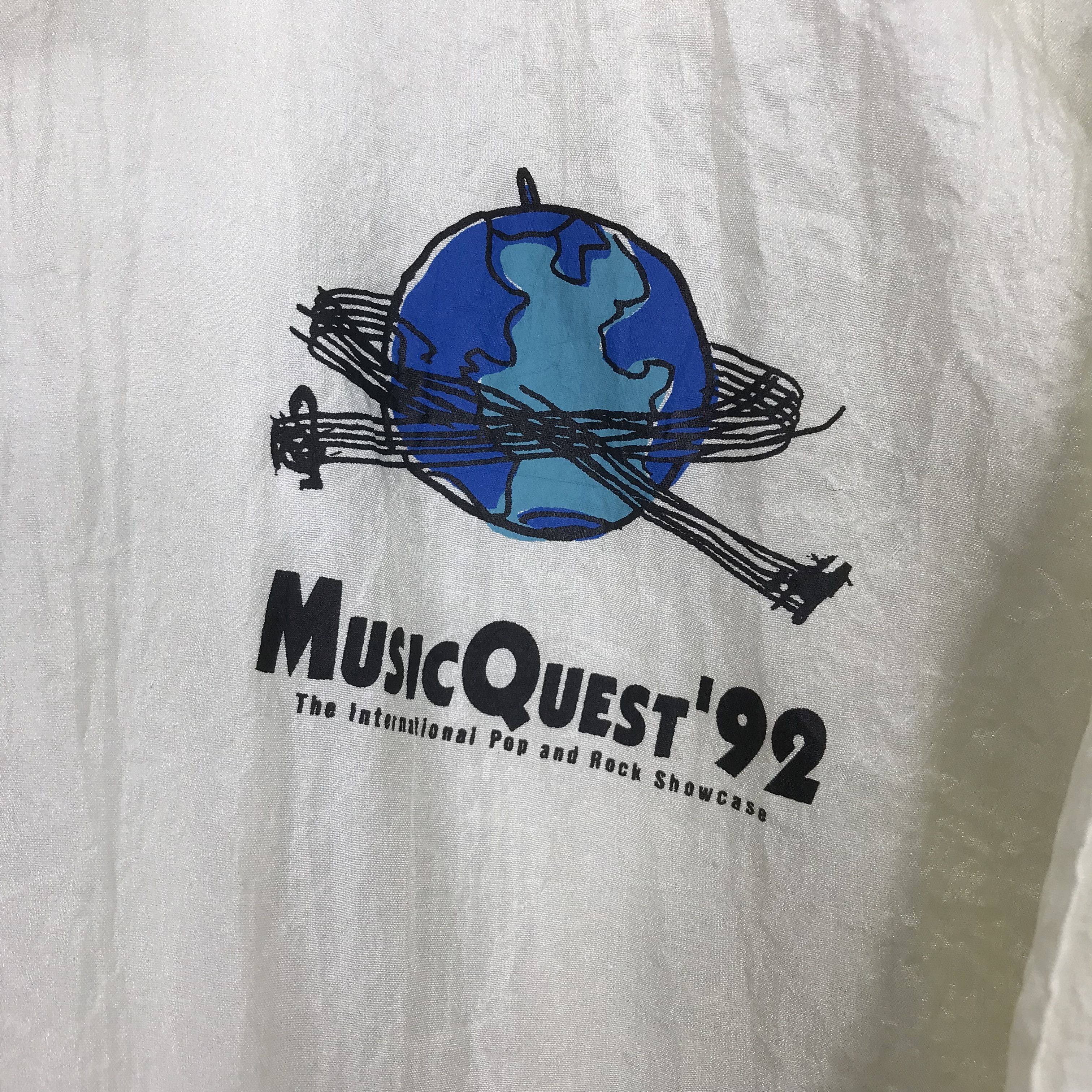 Band Tees Vintage 90s Musix Quest Pop And Rock Show Promo Jacket Size US L / EU 52-54 / 3 - 5 Thumbnail