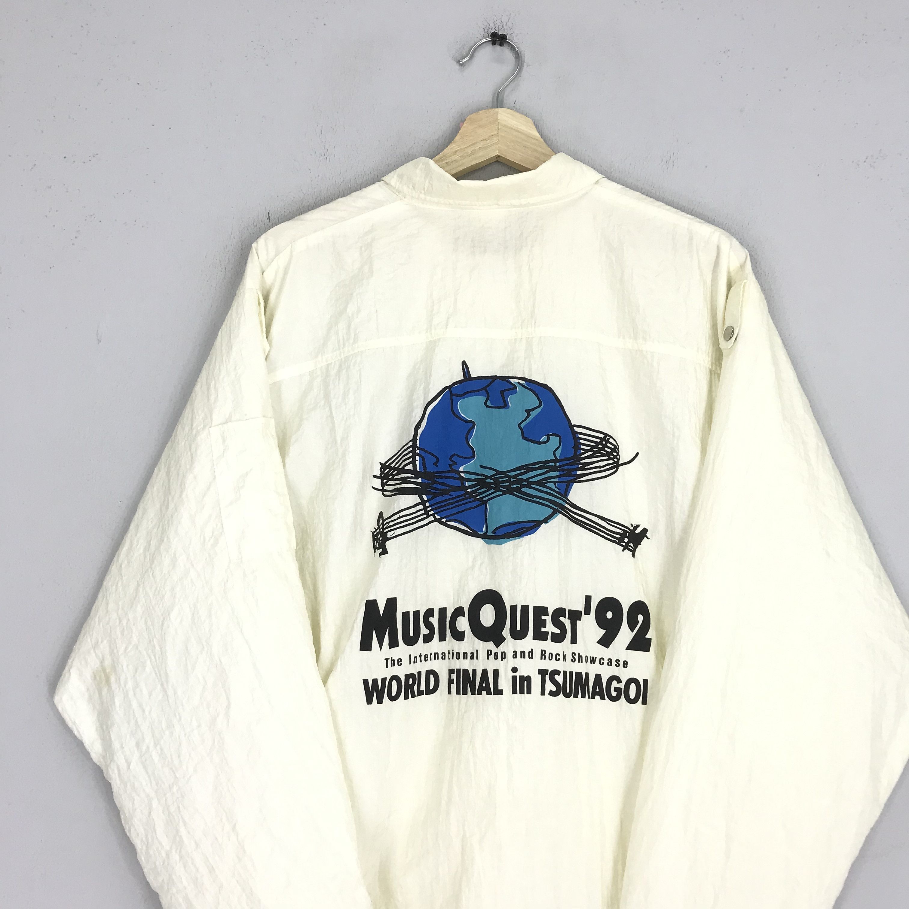 Band Tees Vintage 90s Musix Quest Pop And Rock Show Promo Jacket Size US L / EU 52-54 / 3 - 7 Thumbnail