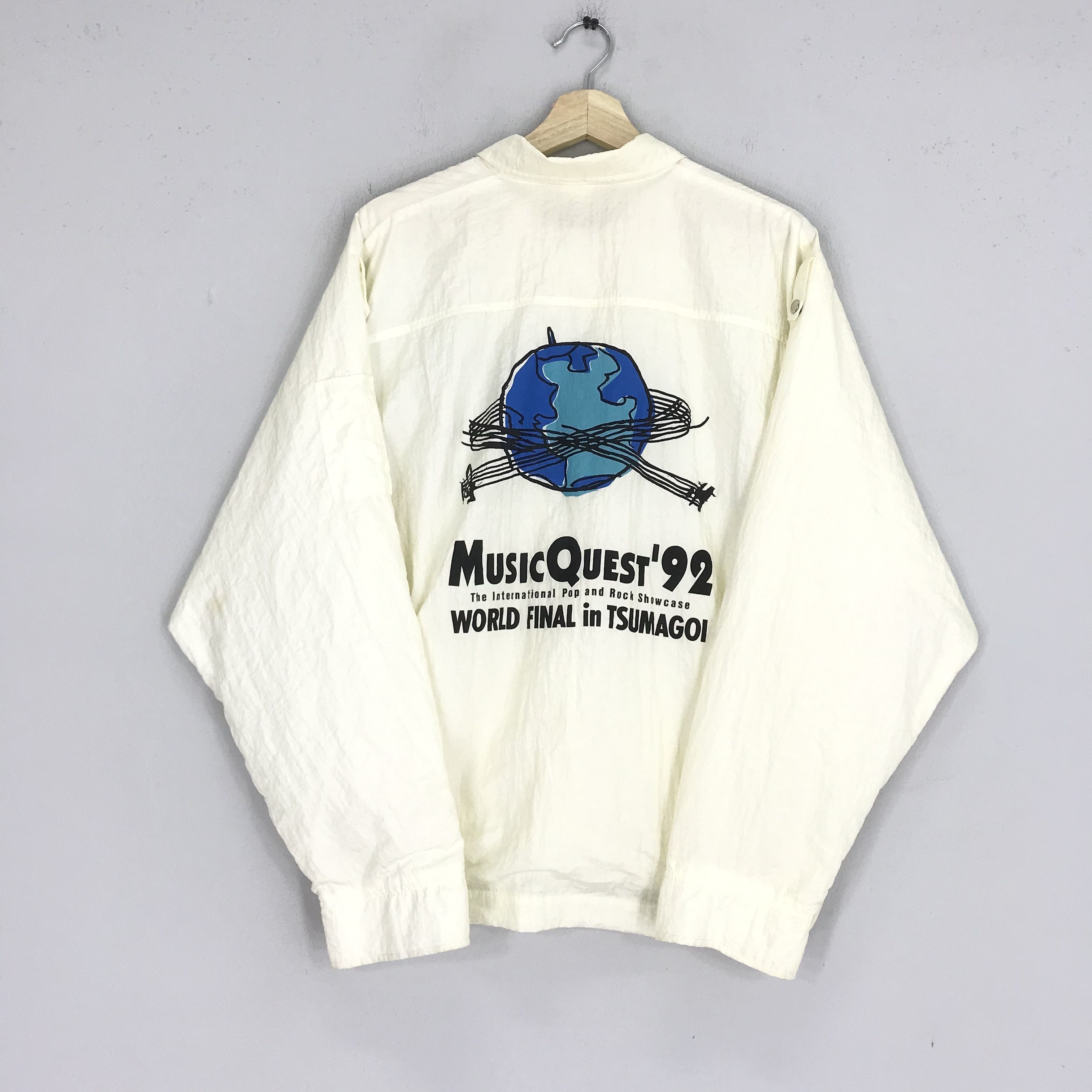 Band Tees Vintage 90s Musix Quest Pop And Rock Show Promo Jacket Size US L / EU 52-54 / 3 - 1 Thumbnail