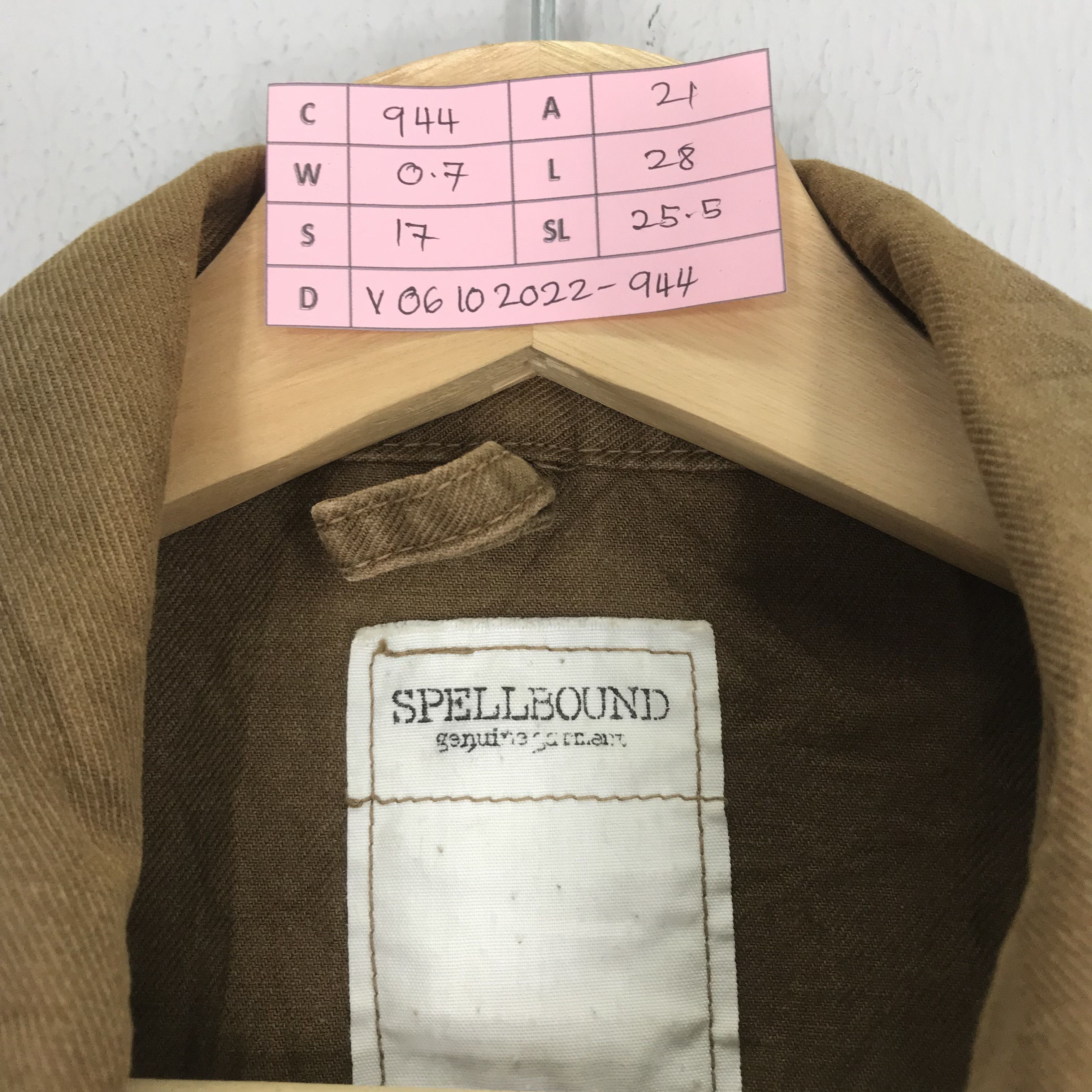 Japanese Brand × Spellbound Vintage Spellbound Genuine Garment Worker Jacket Denim Size US M / EU 48-50 / 2 - 8 Thumbnail