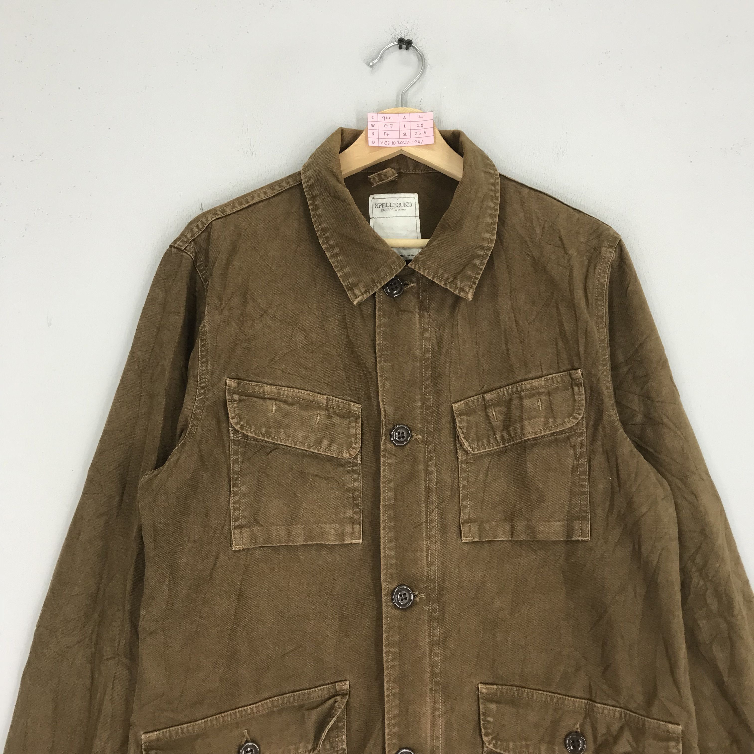 Japanese Brand × Spellbound Vintage Spellbound Genuine Garment Worker Jacket Denim Size US M / EU 48-50 / 2 - 3 Thumbnail