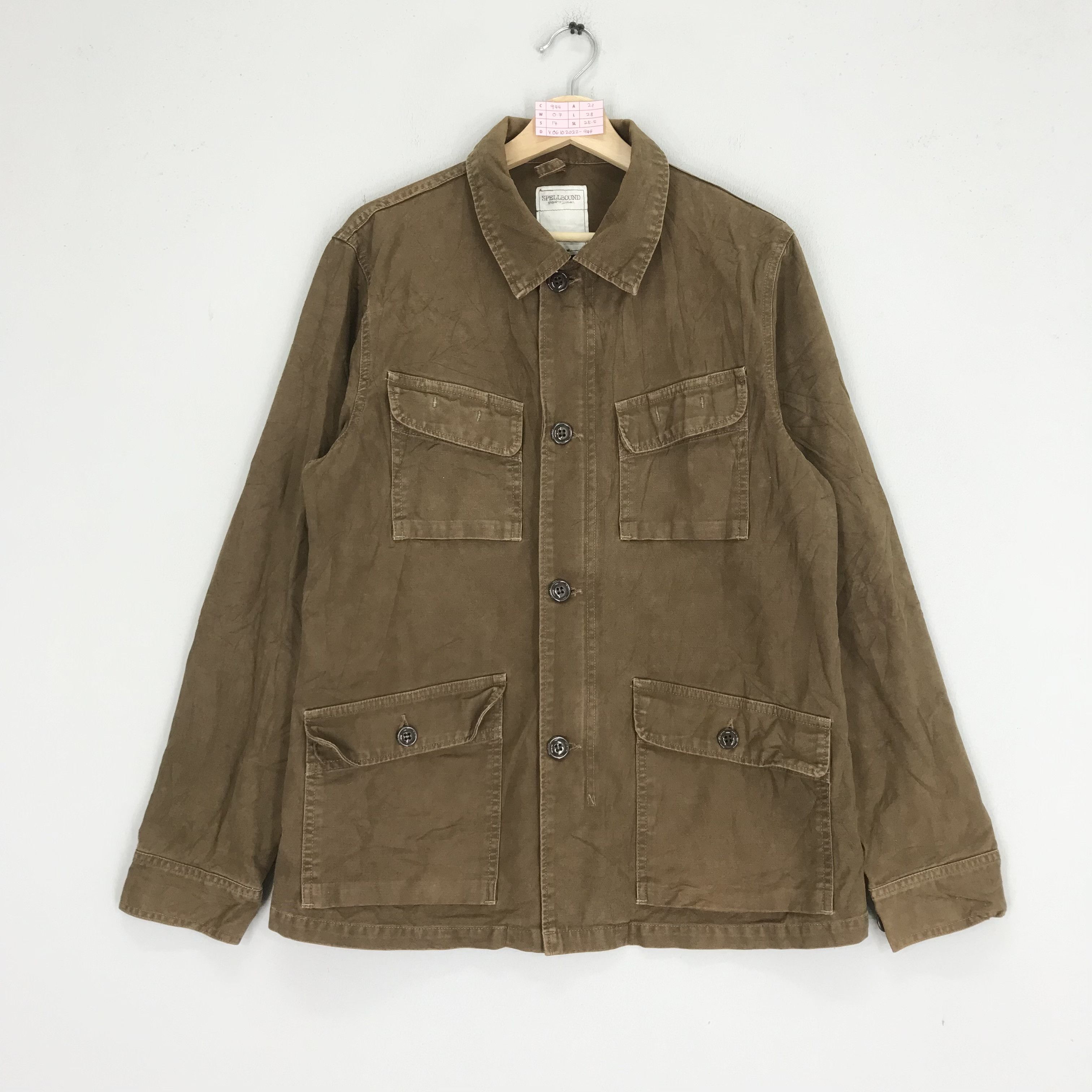 Japanese Brand × Spellbound Vintage Spellbound Genuine Garment Worker Jacket Denim Size US M / EU 48-50 / 2 - 1 Thumbnail