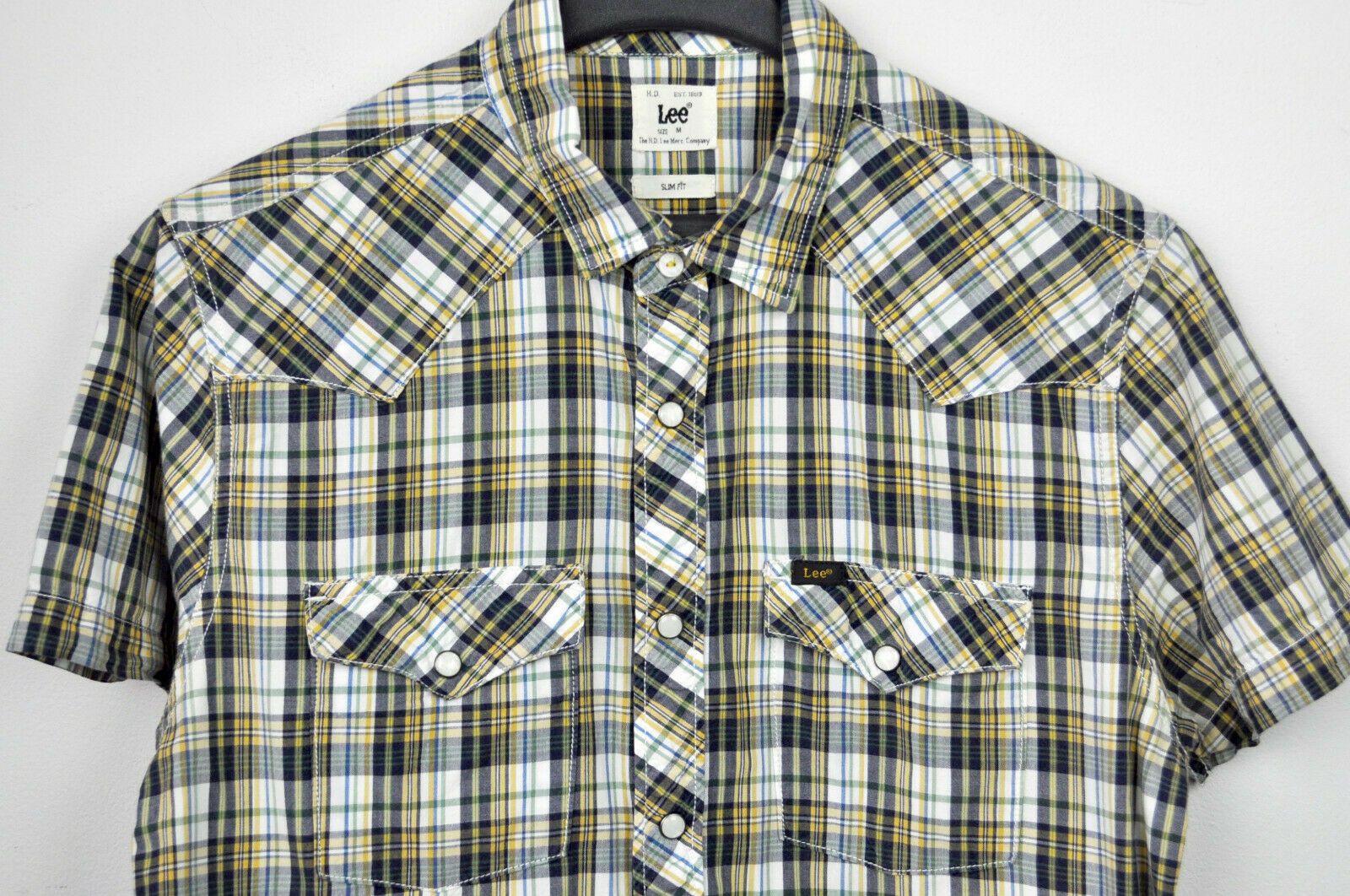 Lee LEE Western Pearl Button Up Shirt Slim Fit Cotton Multi Size US M / EU 48-50 / 2 - 2 Thumbnail