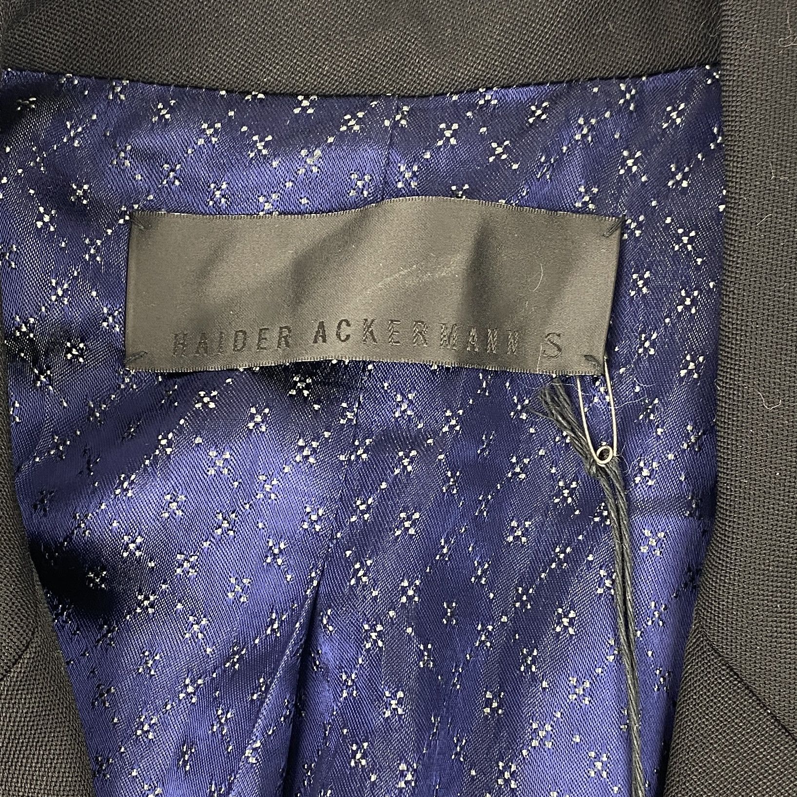 Haider Ackermann Haider Ackermann Silk Blend Black Blazer Size 46S - 4 Thumbnail