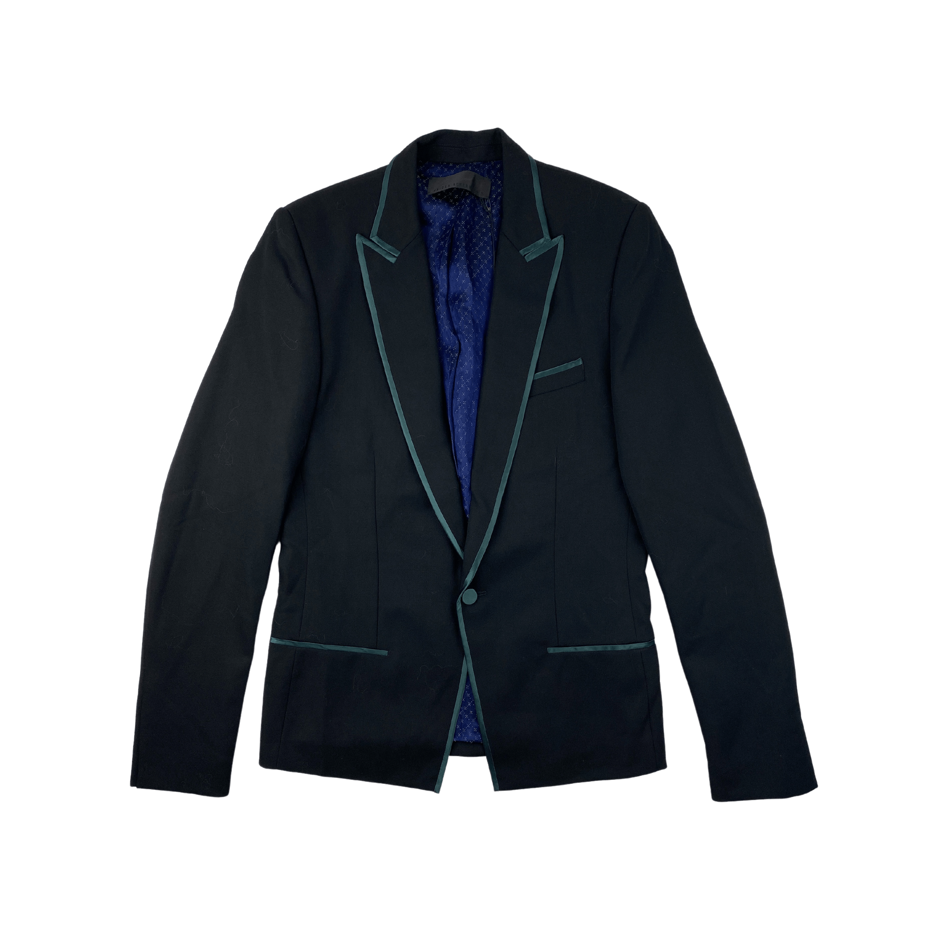 Haider Ackermann Haider Ackermann Silk Blend Black Blazer Size 46S - 2 Thumbnail