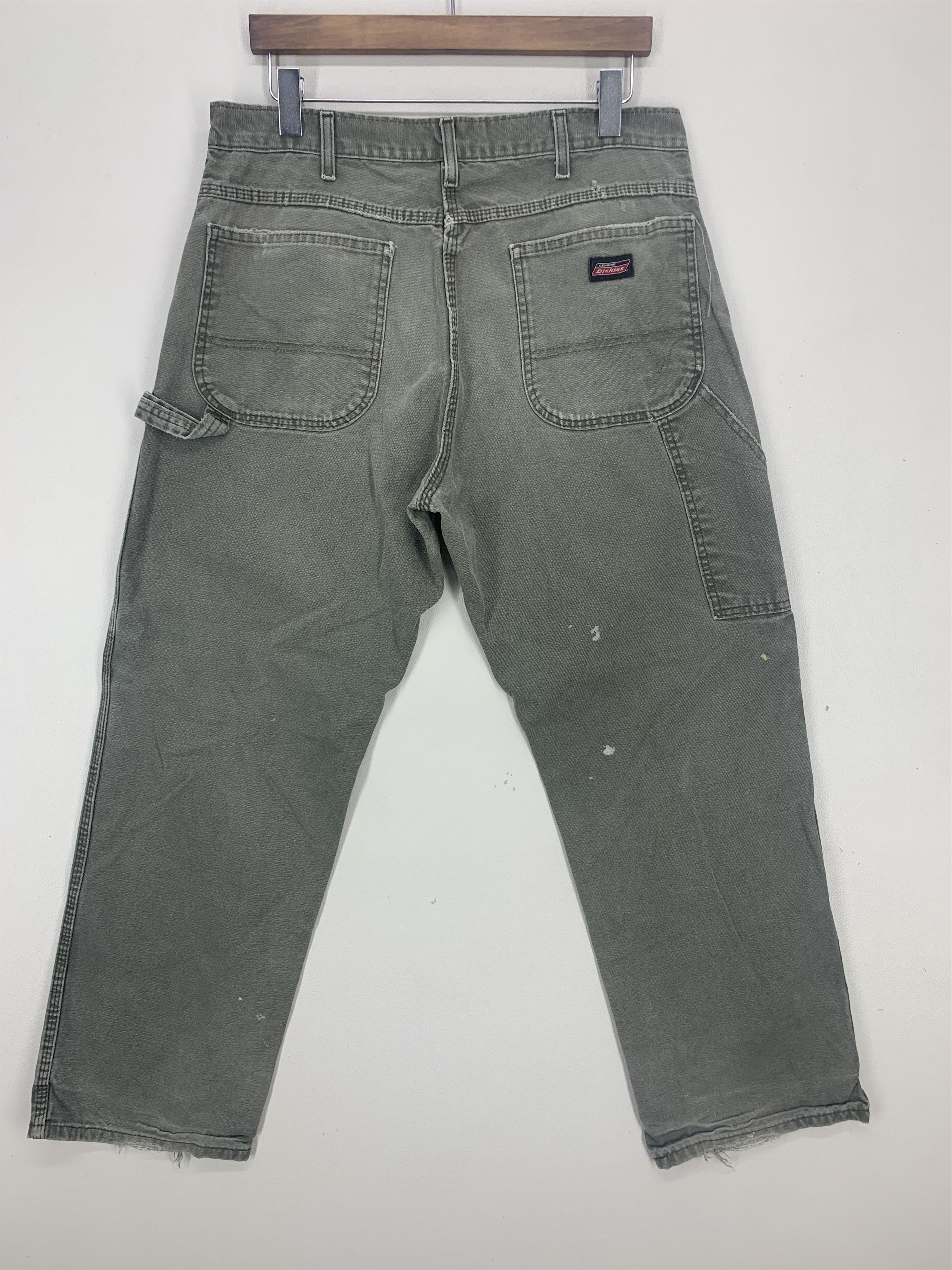 Dickies Dickies Cargo Workwear Distressed Denim Size US 35 - 1 Thumbnail