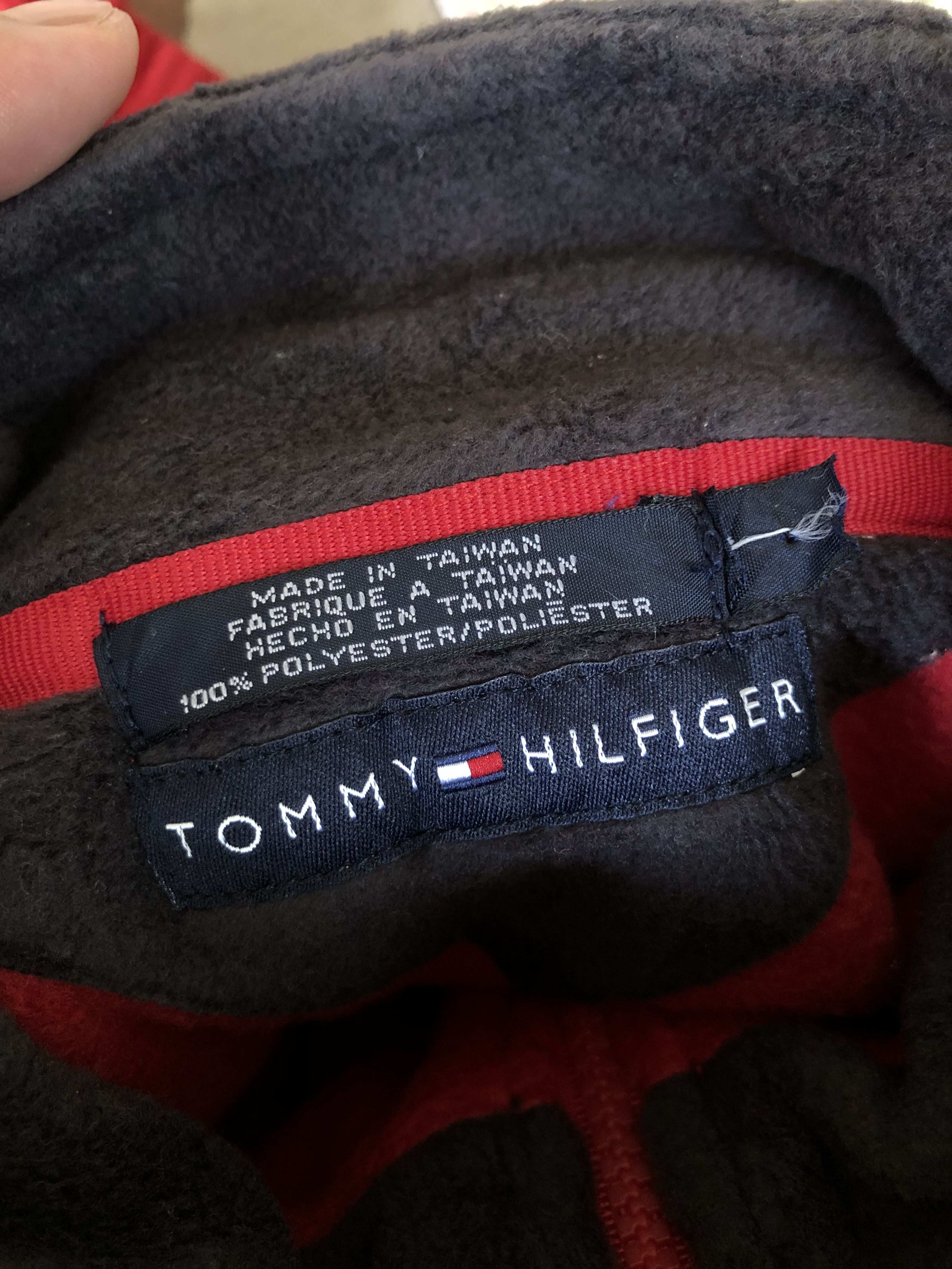 Tommy Hilfiger × Vintage VINTAGE 2002 TOMMY HILFIGER ZIPPER NECK FLEECE PULLOVER Size US L / EU 52-54 / 3 - 5 Thumbnail