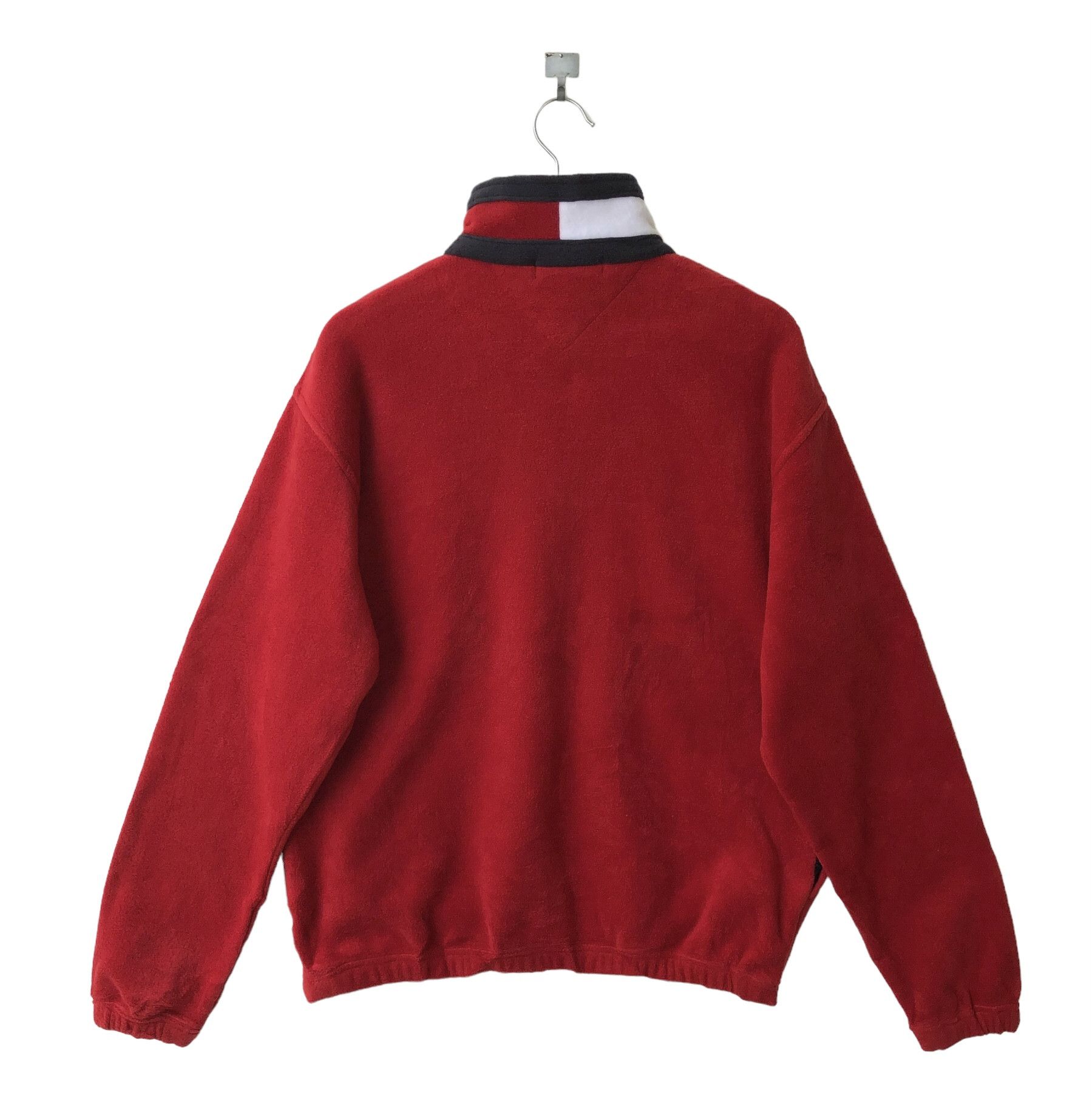 Tommy Hilfiger × Vintage VINTAGE 2002 TOMMY HILFIGER ZIPPER NECK FLEECE PULLOVER Size US L / EU 52-54 / 3 - 2 Thumbnail