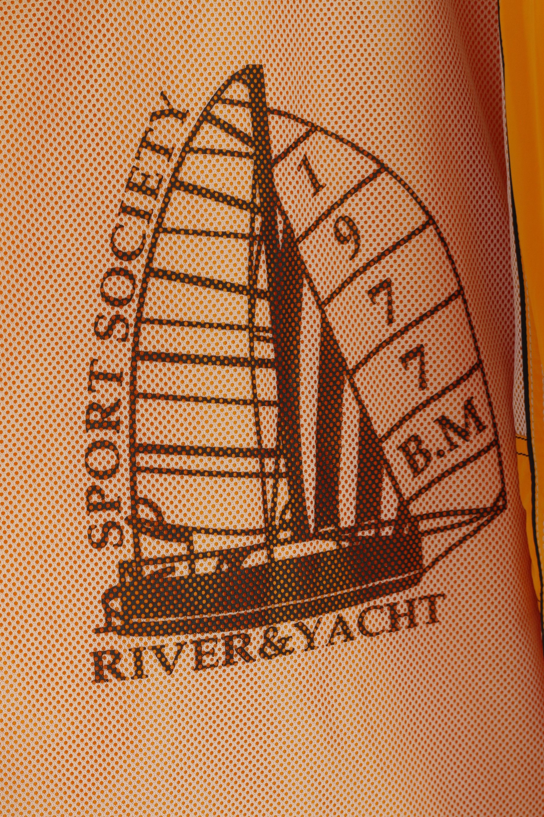 Vintage Bonita Men L Vest Yellow Royal Yacht Club Regatta 2182 Size US L / EU 52-54 / 3 - 6 Thumbnail