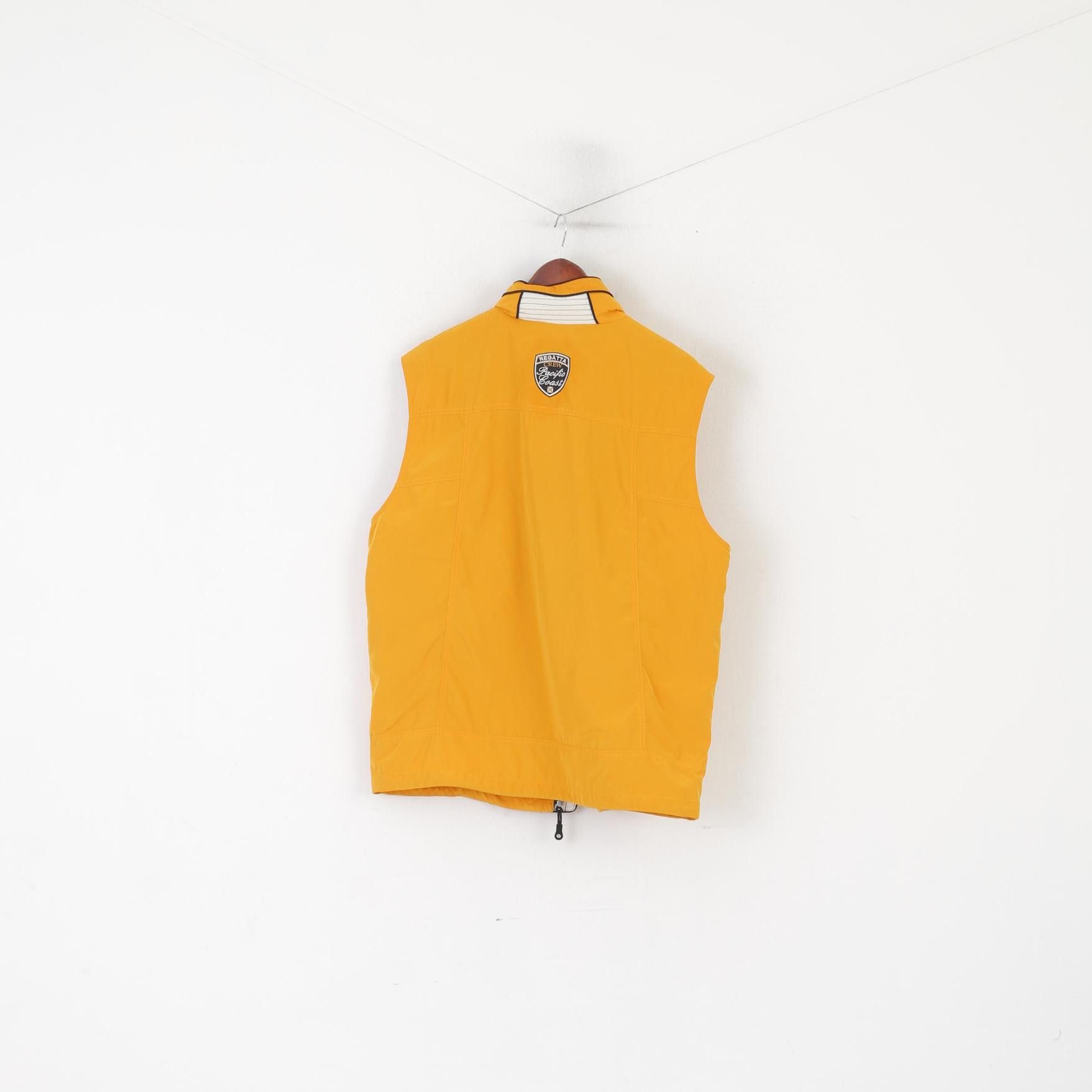 Vintage Bonita Men L Vest Yellow Royal Yacht Club Regatta 2182 Size US L / EU 52-54 / 3 - 8 Thumbnail
