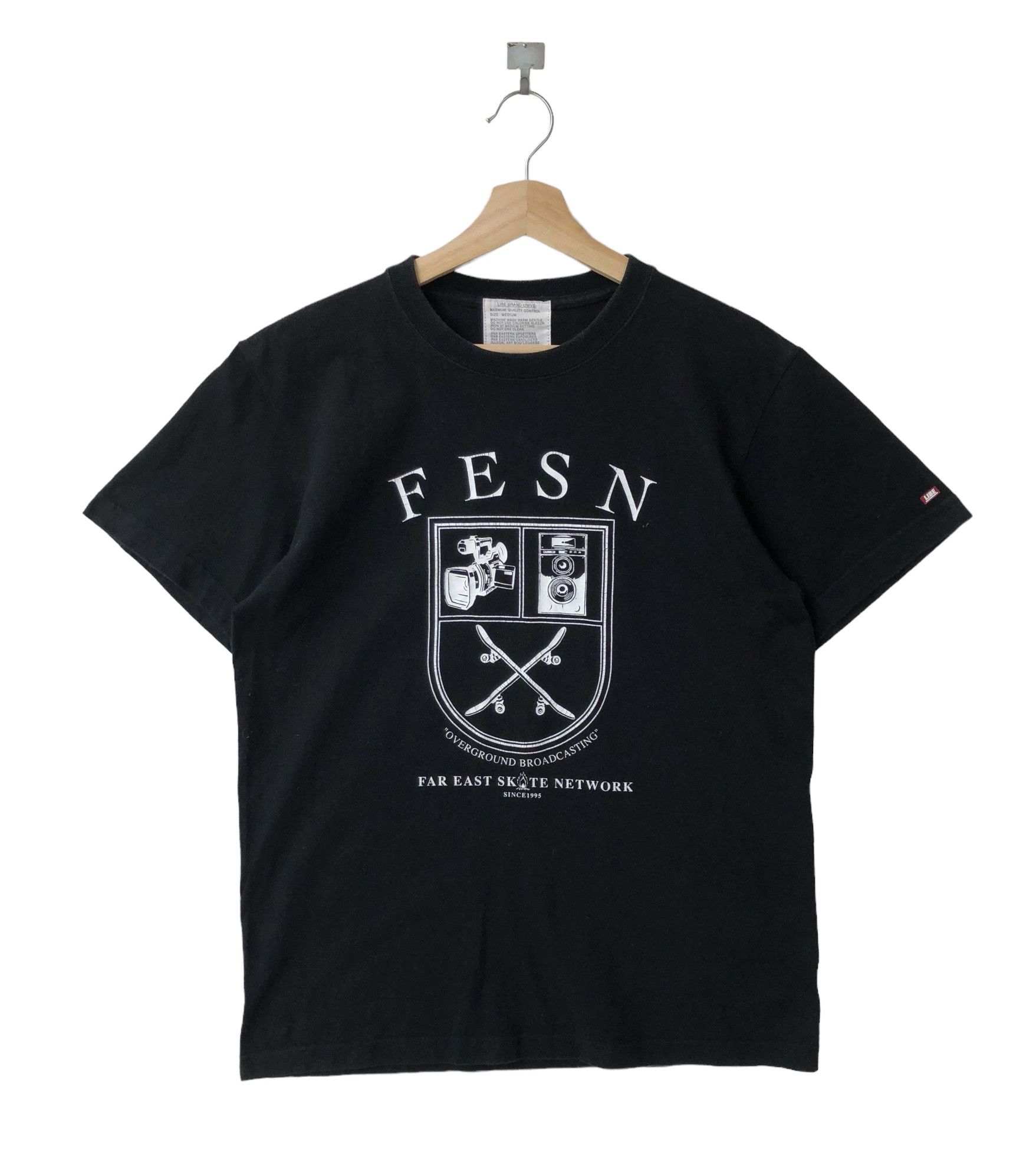 Japanese Brand JAPAN FAR EAST SKATE NETWORK LIBE UNIVS TEE Size US M / EU 48-50 / 2 - 1 Thumbnail