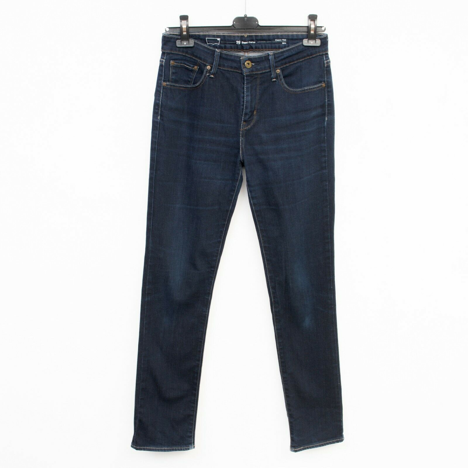 Levi's Demi Curve Classic Rise Slim Jeans W29 L32 Trousers Pants Size 29" - 1 Thumbnail
