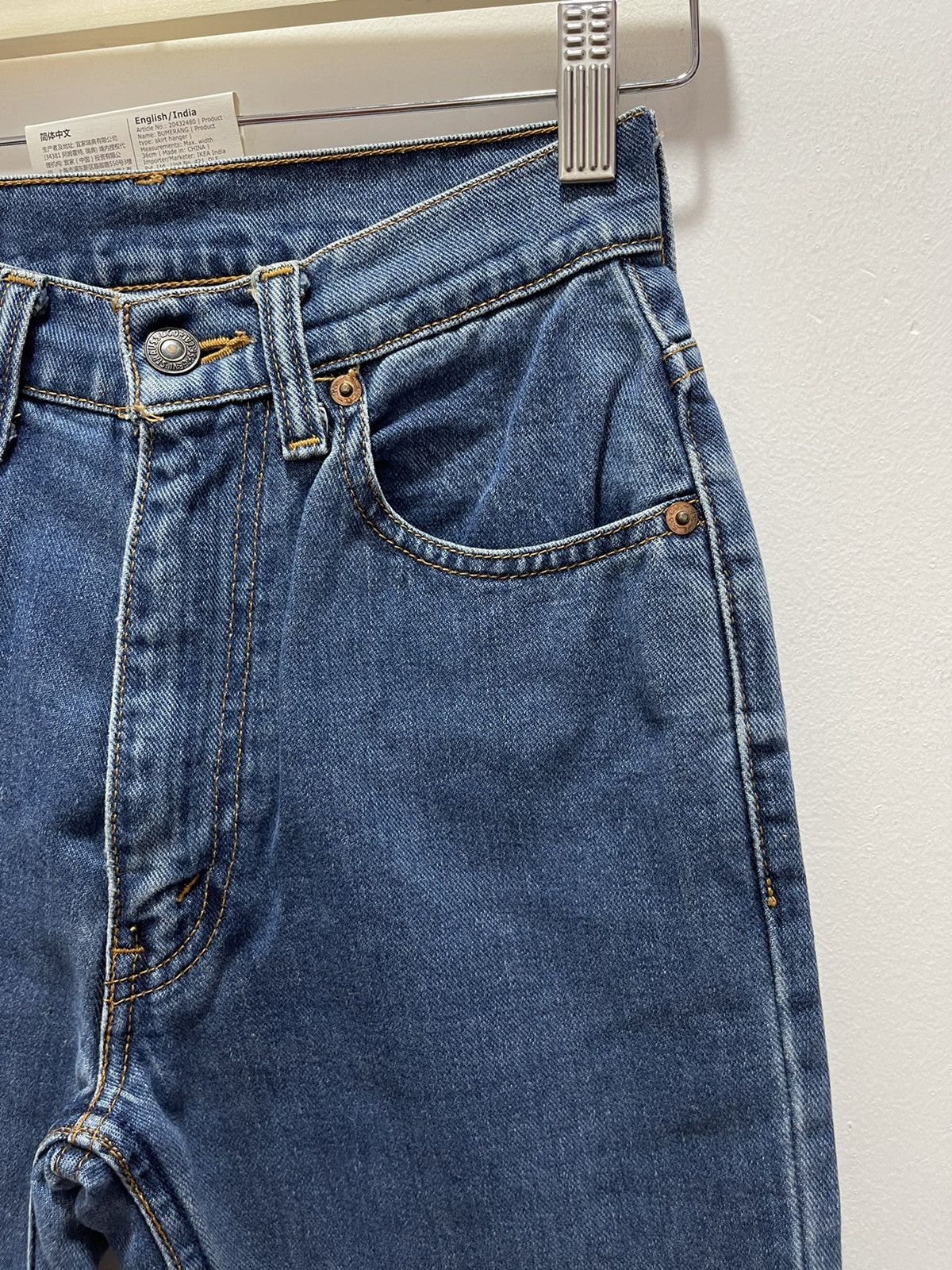 Levi's × Levi's Made & Crafted × Levi's Vintage Clothing VINTAGE LEVIS 508 STAMP BUTTON J23 DISTRESSED DENIM JEANS Size 24" / US 00 / IT 34 - 2 Thumbnail