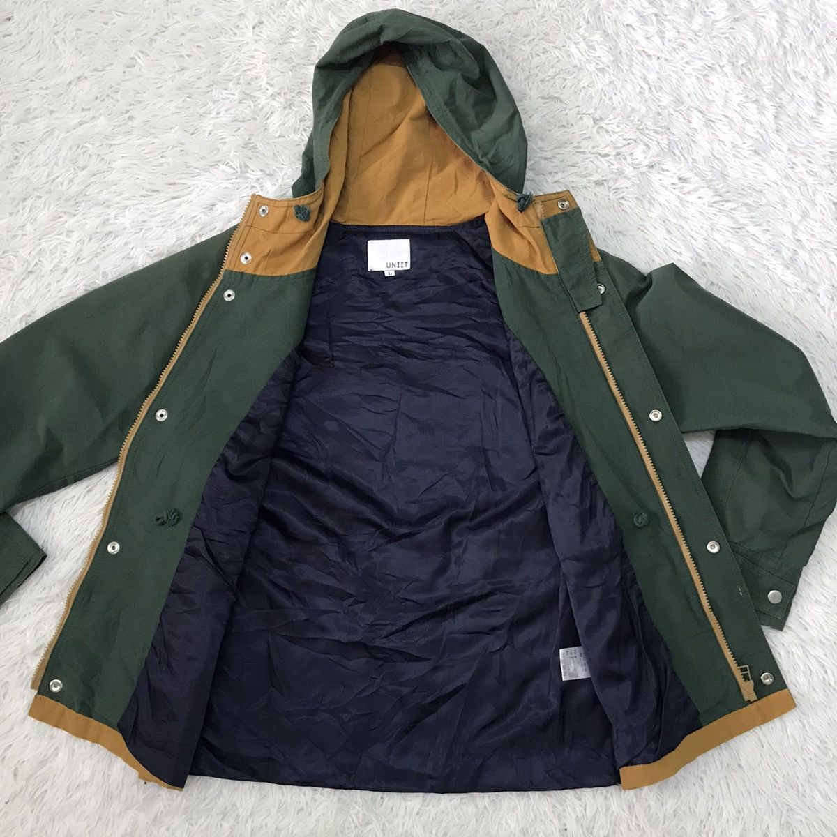 Japanese Brand 💥Steals💥UNIIT Two Color Jacket Hoodie Size US L / EU 52-54 / 3 - 18 Thumbnail