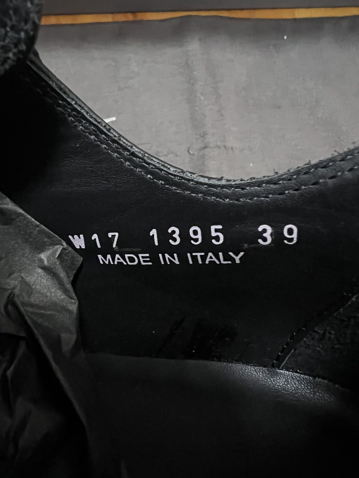 Rick Owens mainline leather ramones low top sneakers sz39 Size US 6 / EU 39 - 7 Thumbnail