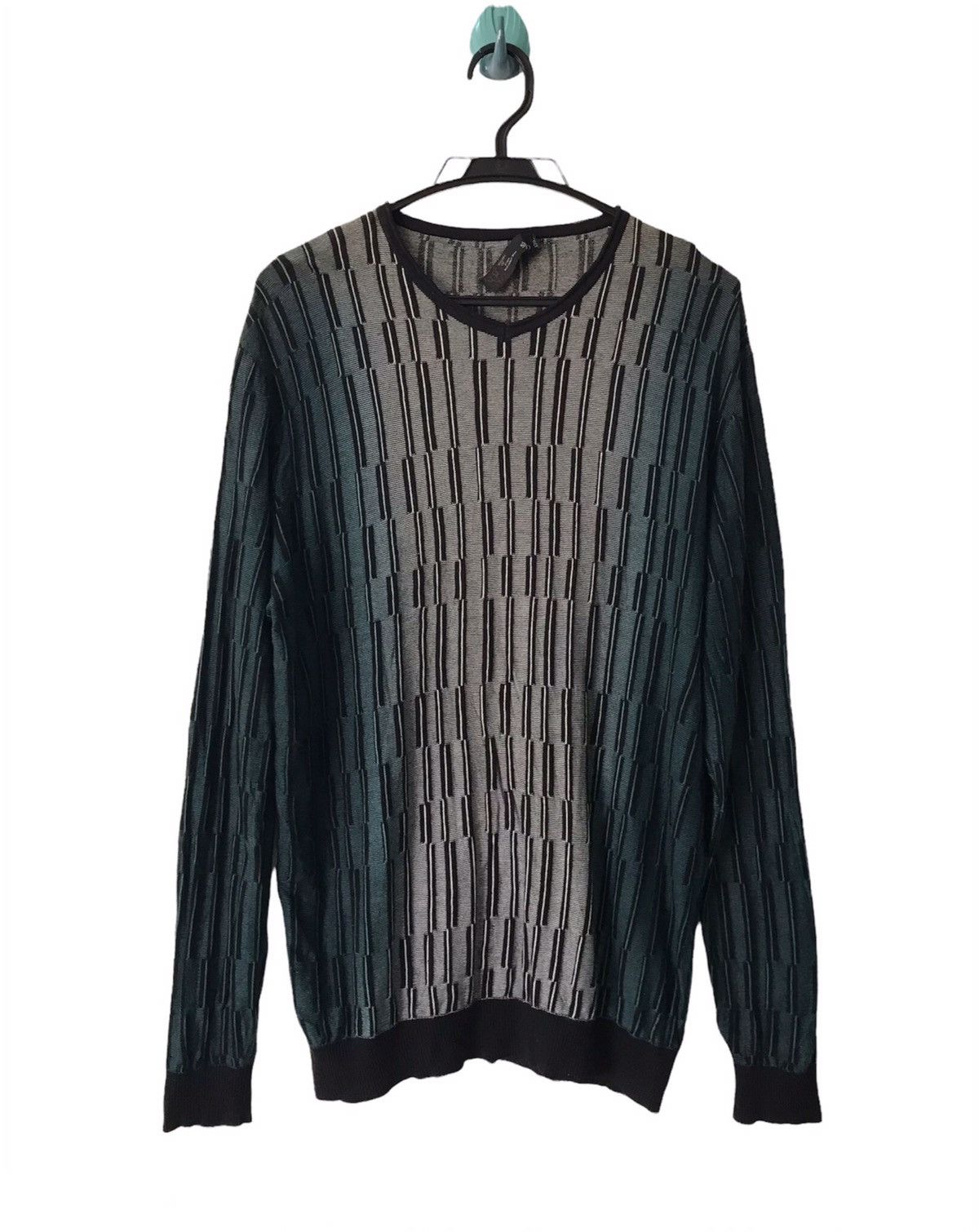Japanese Brand 💥Steals💥Nice Pattern Jumper Long Sleeve Size US M / EU 48-50 / 2 - 1 Thumbnail