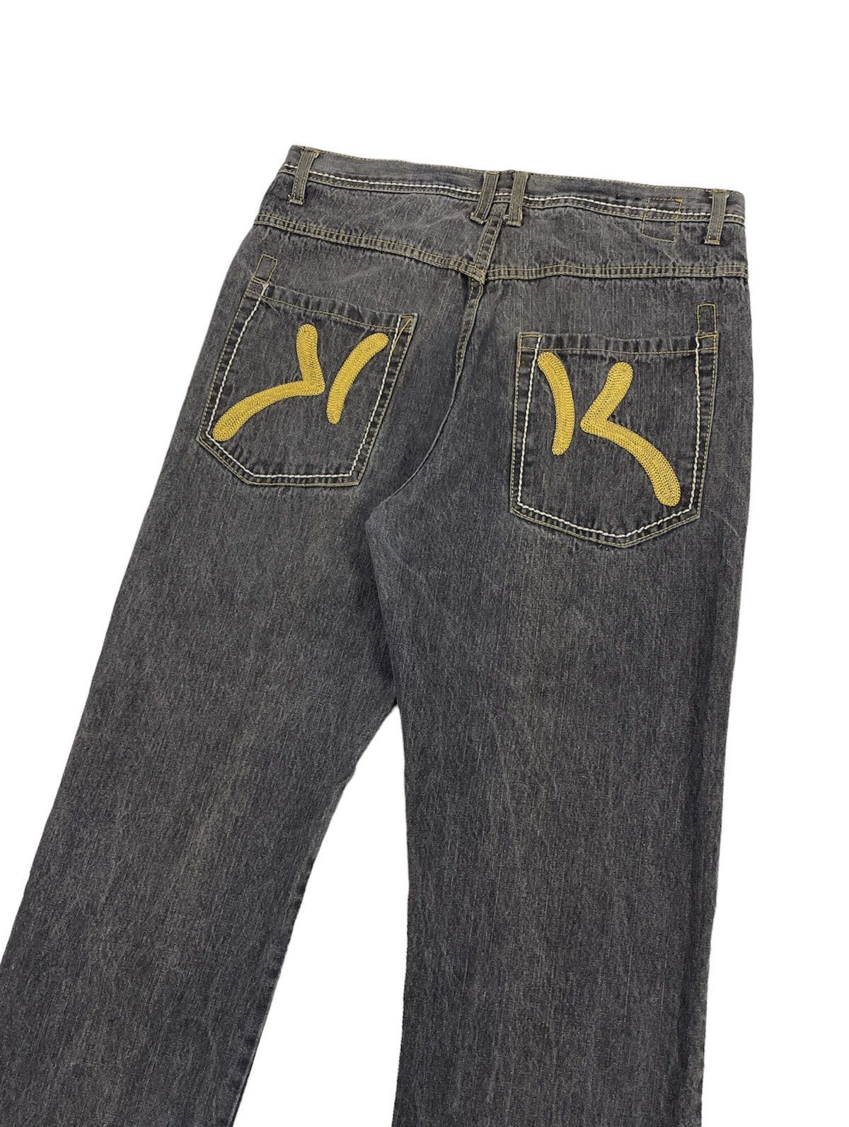 Karl Kani Karl Kani Jeans Big Logo Faded Black Size US 34 / EU 50 - 2 Thumbnail