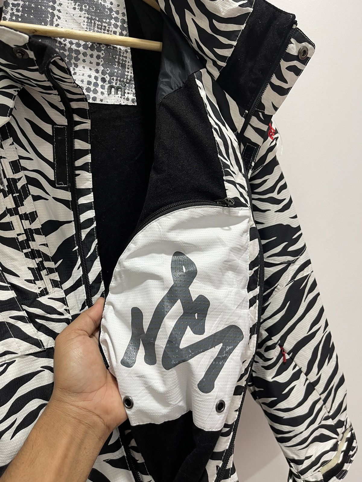 JAPANESE ZEBRA PRINT OVERALL SKI WINTER