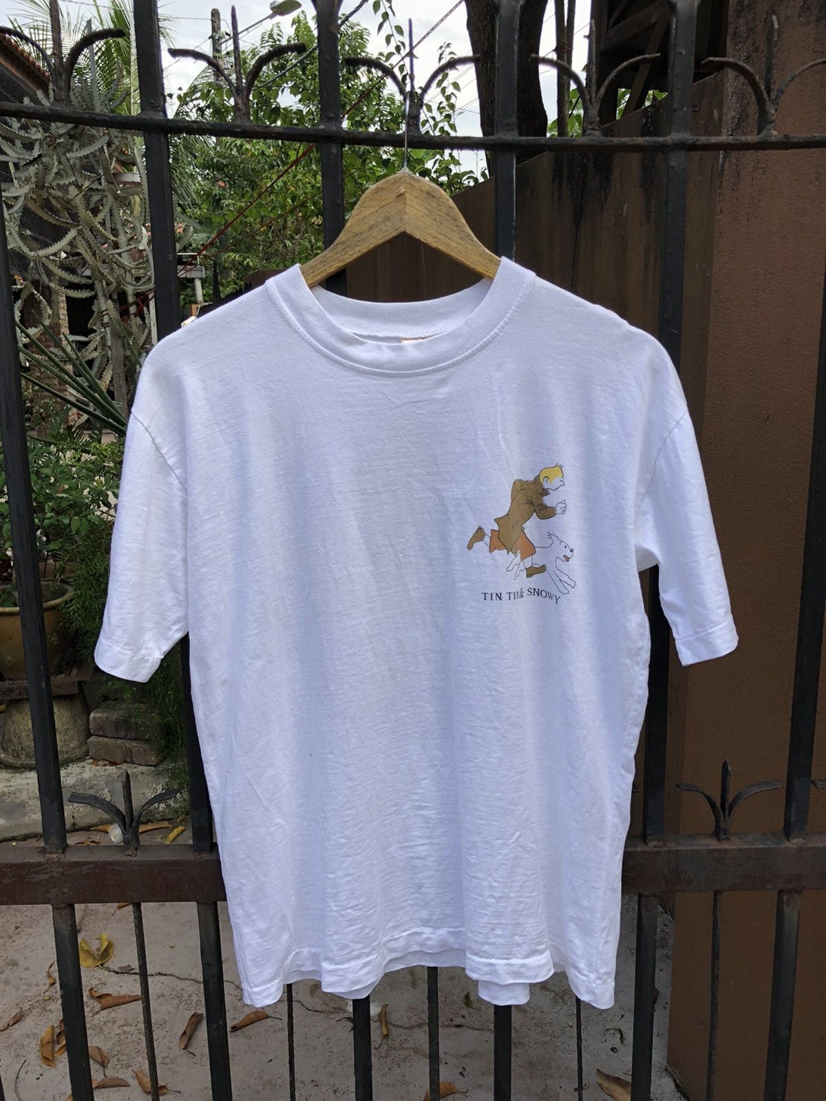 Cartoon Network × Vintage Vintage The Adventure of TINTIN Single Stitch Tee Size US M / EU 48-50 / 2 - 2 Thumbnail