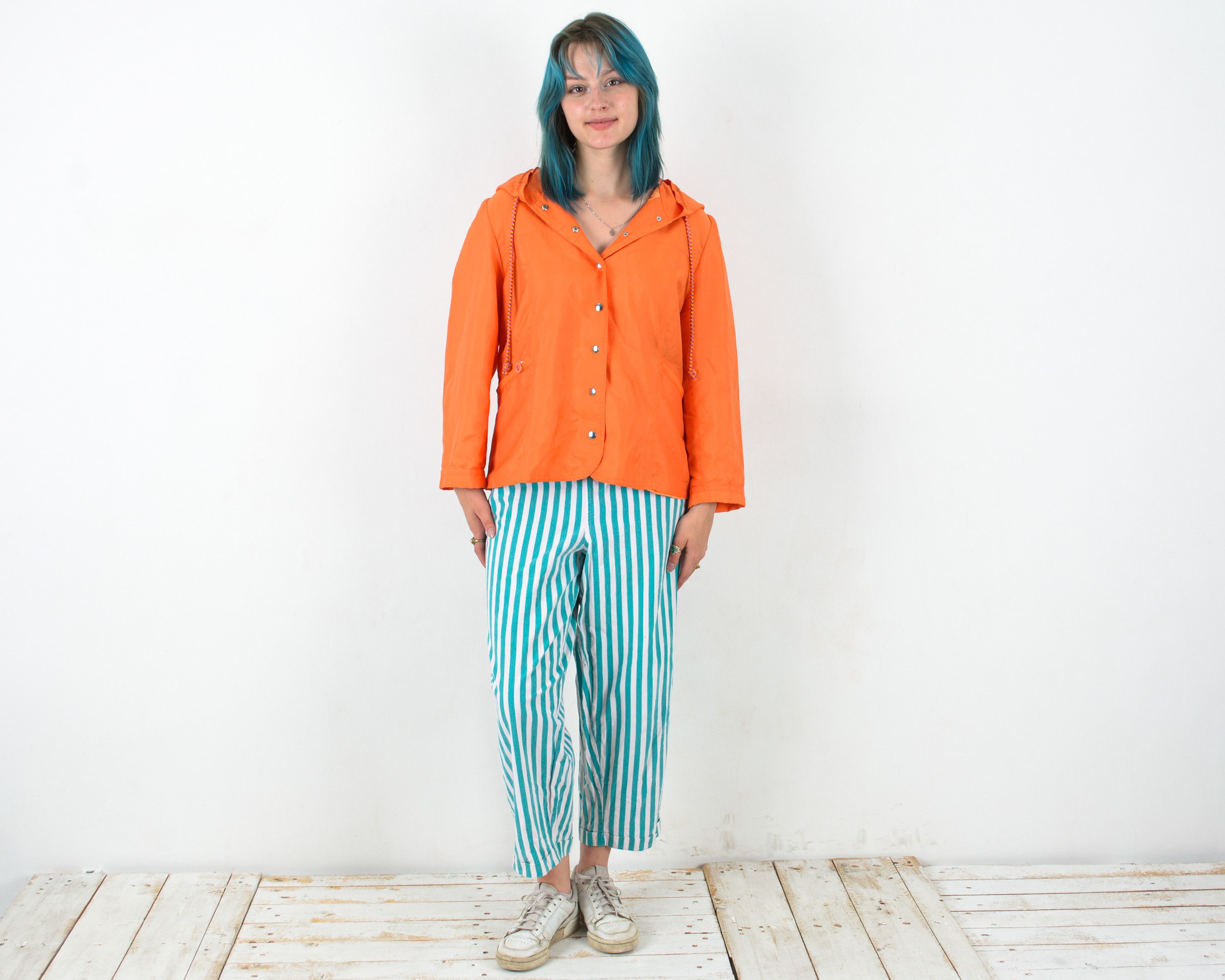 Other × Vintage Windbreaker Light Jacket Windstopper Coat Snap Button Size M / US 6-8 / IT 42-44 - 1 Thumbnail