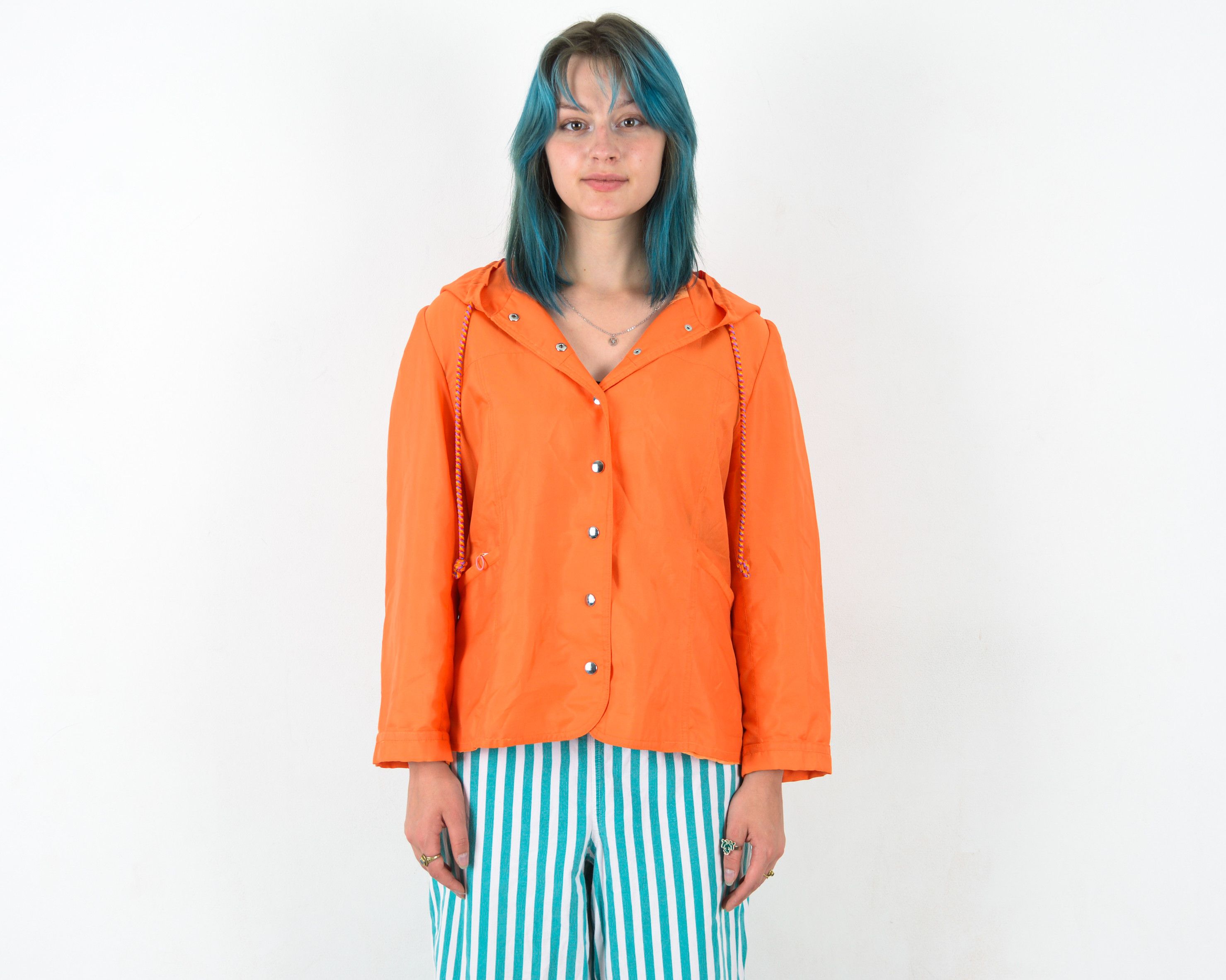 Other × Vintage Windbreaker Light Jacket Windstopper Coat Snap Button Size M / US 6-8 / IT 42-44 - 2 Thumbnail