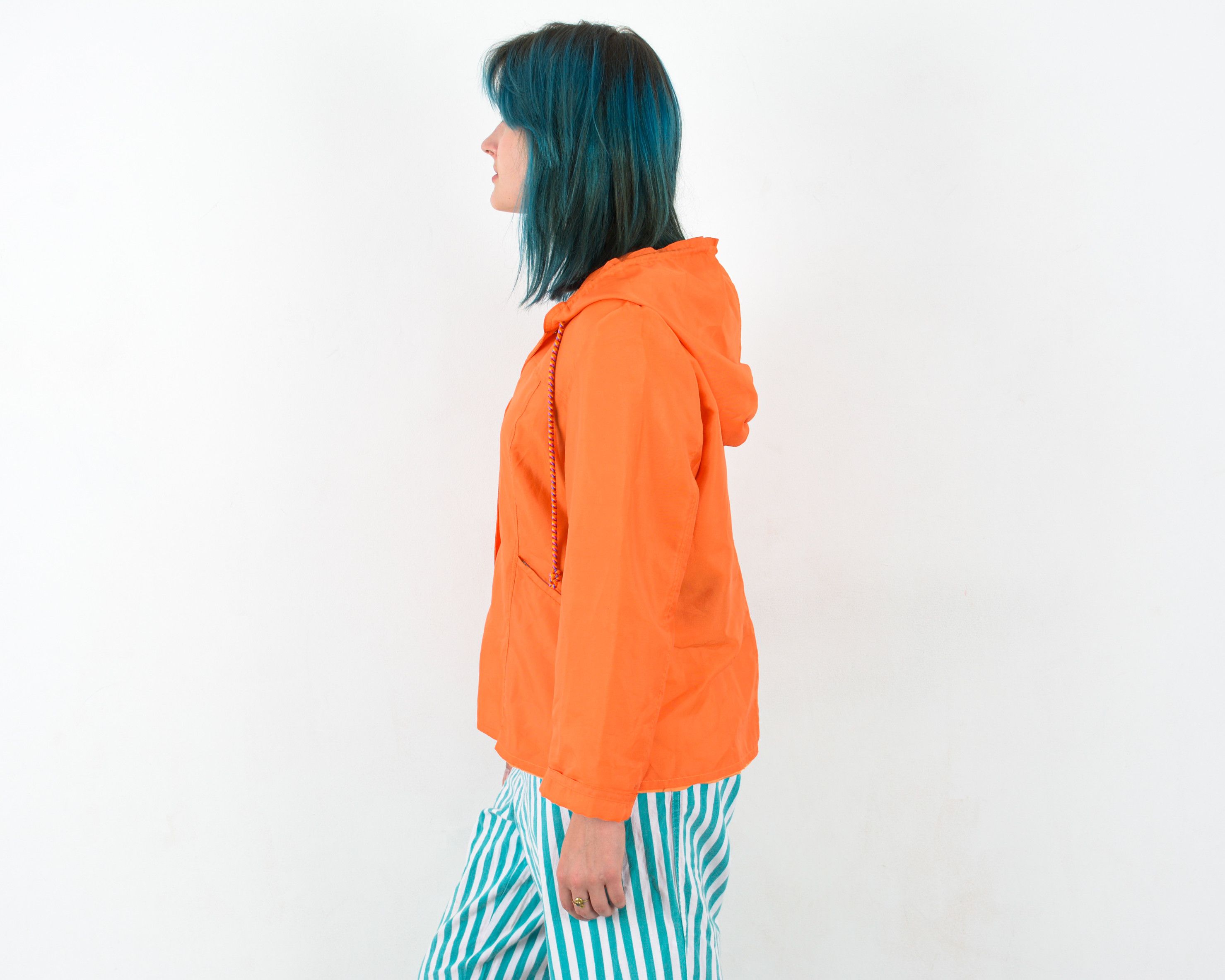 Other × Vintage Windbreaker Light Jacket Windstopper Coat Snap Button Size M / US 6-8 / IT 42-44 - 3 Thumbnail