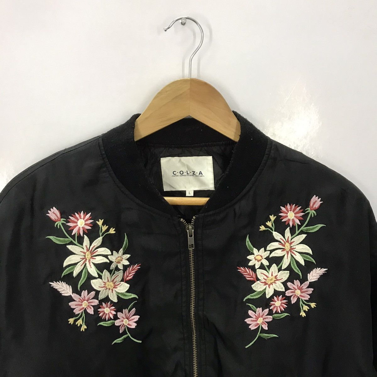 Japanese Brand SALE⚡️COLZA BOMBER embroidery flower design Jacket Size US L / EU 52-54 / 3 - 2 Thumbnail