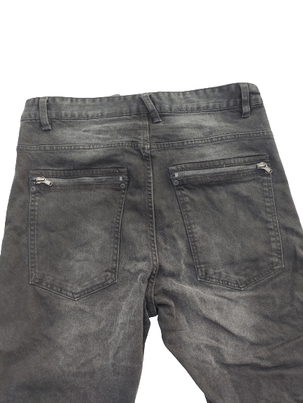 Tornado Mart Jeans super black if six was nine Size US 31 - 6 Thumbnail