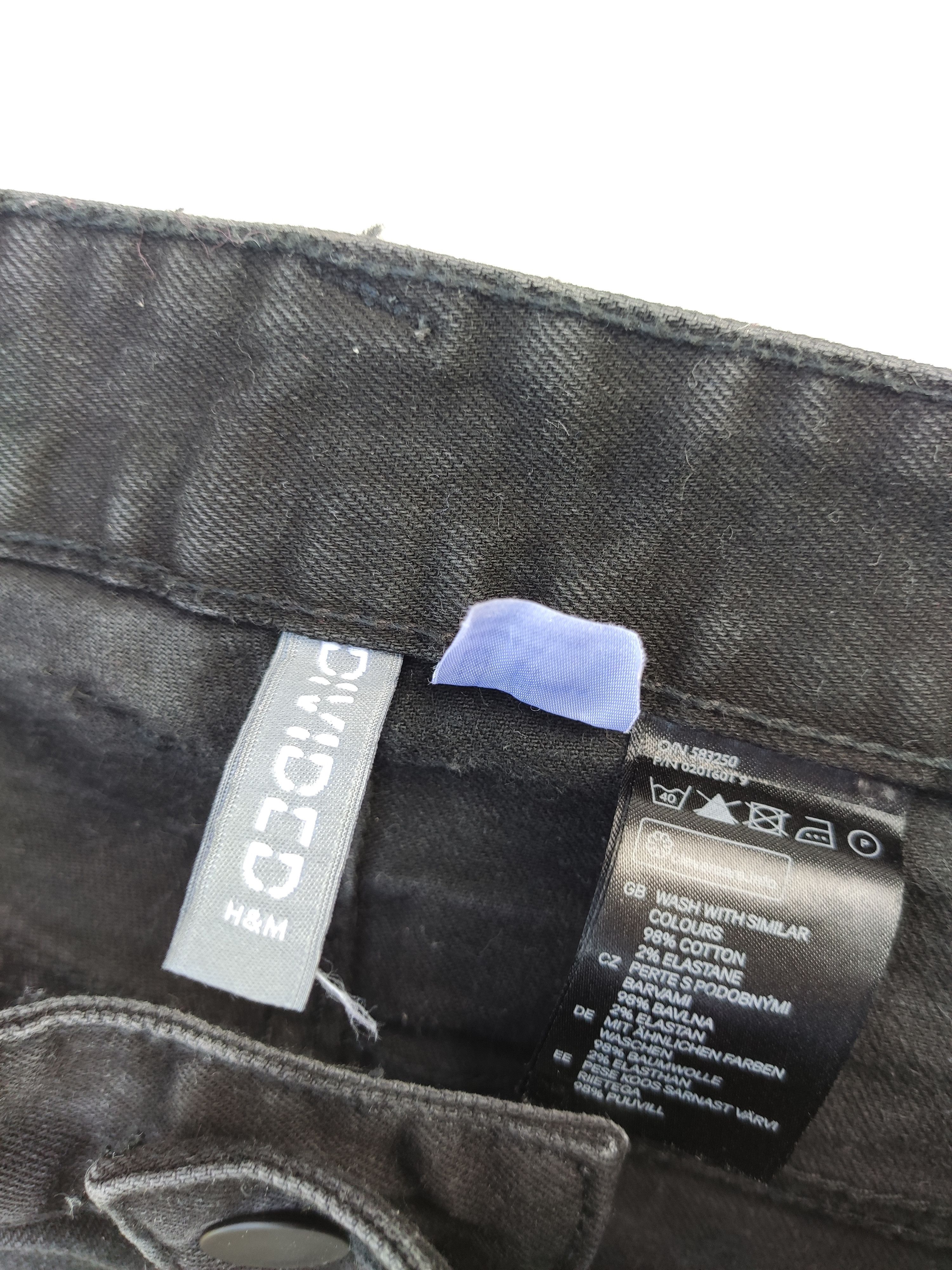 Tornado Mart Jeans super black if six was nine Size US 31 - 8 Thumbnail