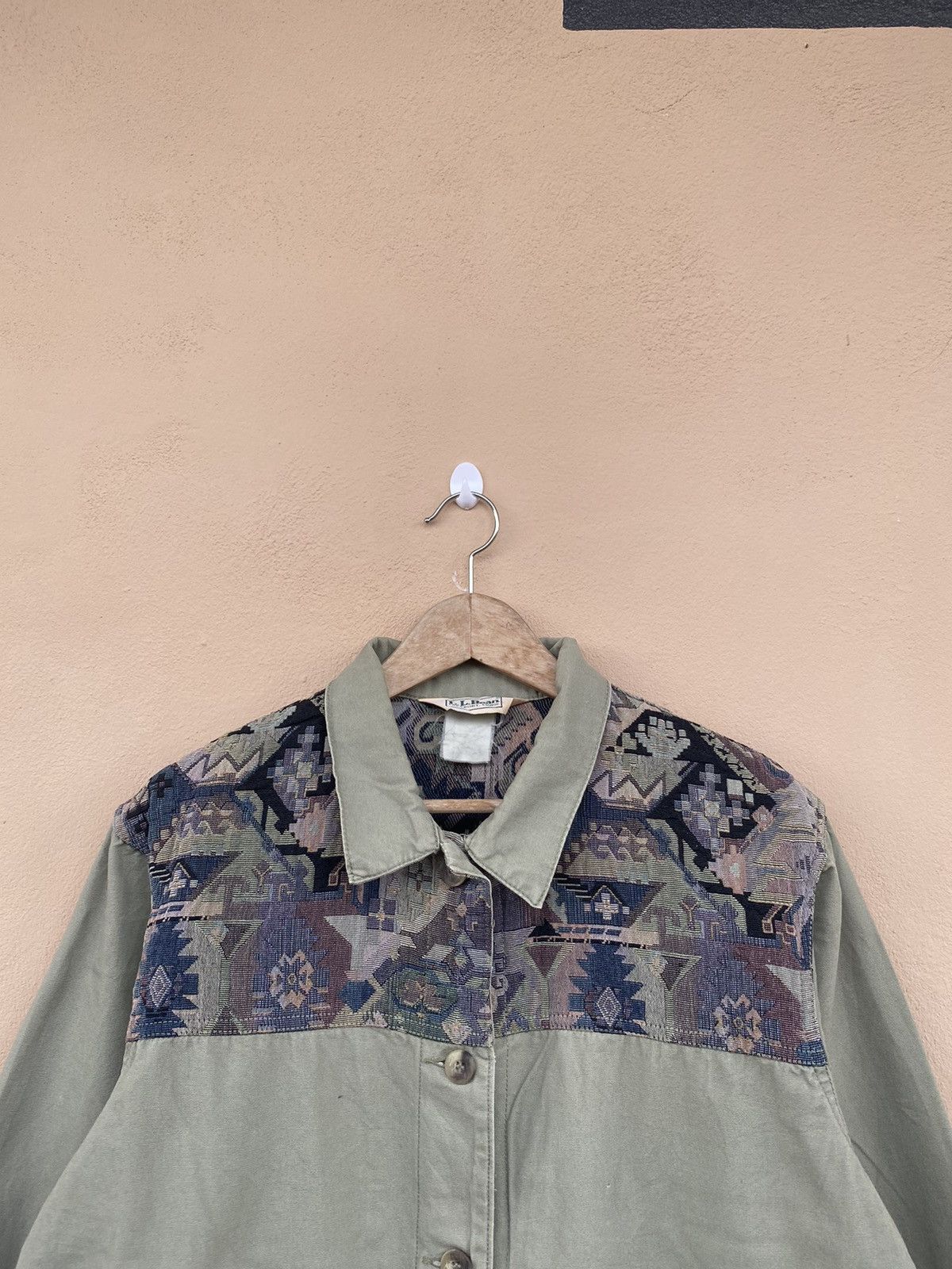 L.L. Bean × Vintage Steals💥 Vintage LL Bean Patchwork Workwear Jacket Size US L / EU 52-54 / 3 - 2 Thumbnail
