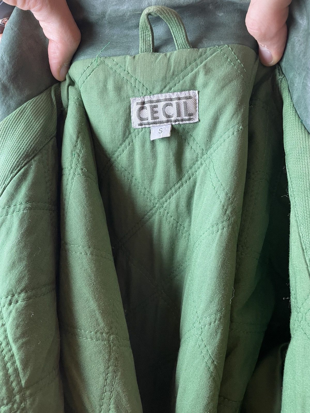 Vintage Mens CECIL Vintage Jacket Canvas workwear 90’s LL BEAN STYLE Size US M / EU 48-50 / 2 - 9 Thumbnail