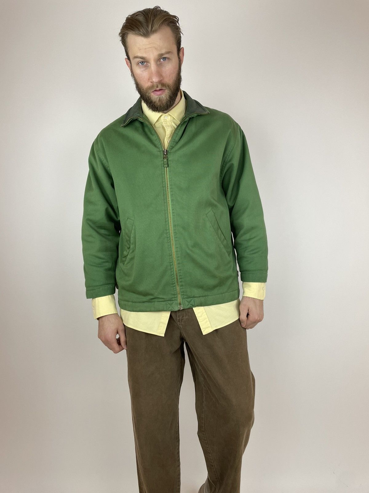 Vintage Mens CECIL Vintage Jacket Canvas workwear 90’s LL BEAN STYLE Size US M / EU 48-50 / 2 - 3 Thumbnail