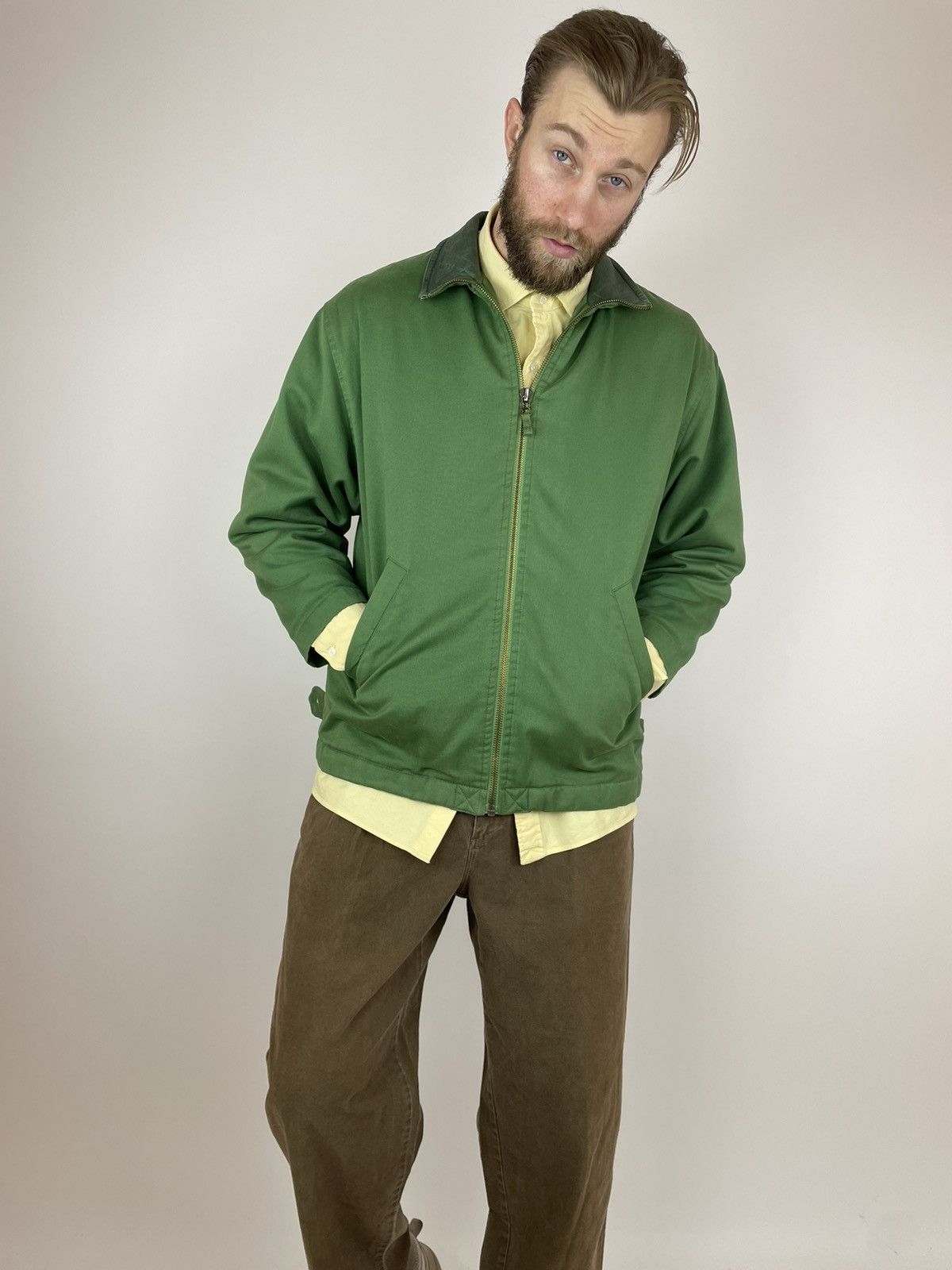 Vintage Mens CECIL Vintage Jacket Canvas workwear 90’s LL BEAN STYLE Size US M / EU 48-50 / 2 - 1 Thumbnail
