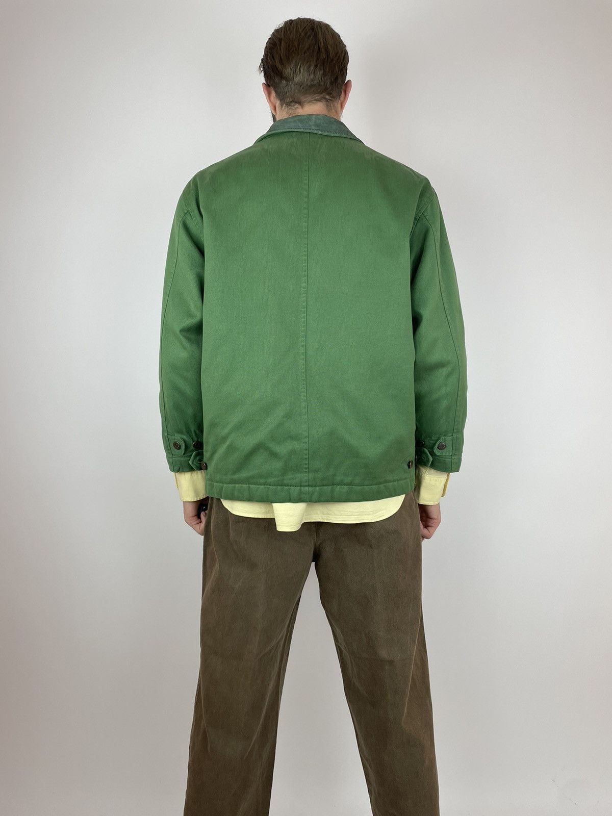 Vintage Mens CECIL Vintage Jacket Canvas workwear 90’s LL BEAN STYLE Size US M / EU 48-50 / 2 - 7 Thumbnail