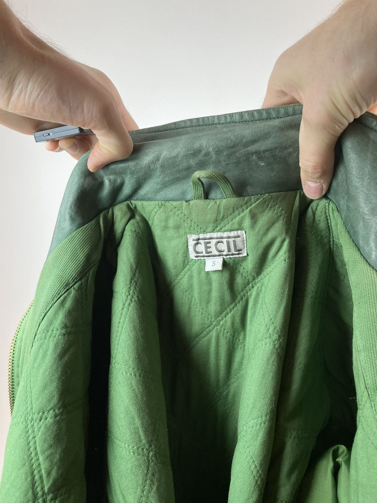 Vintage Mens CECIL Vintage Jacket Canvas workwear 90’s LL BEAN STYLE Size US M / EU 48-50 / 2 - 8 Thumbnail